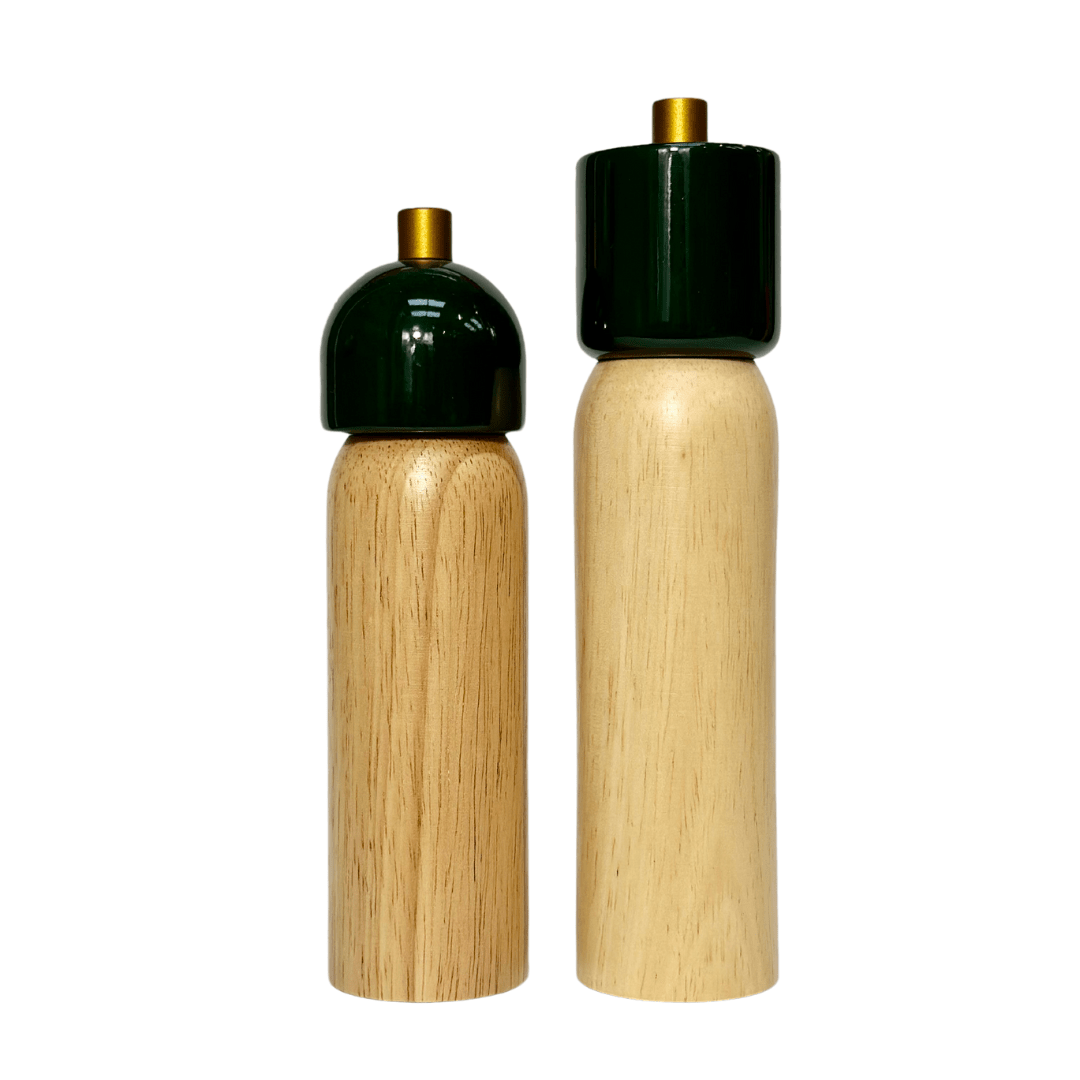 GREEN & GOLD SALT & PEPPER GRINDER | LARGE - OTHERLETTERS