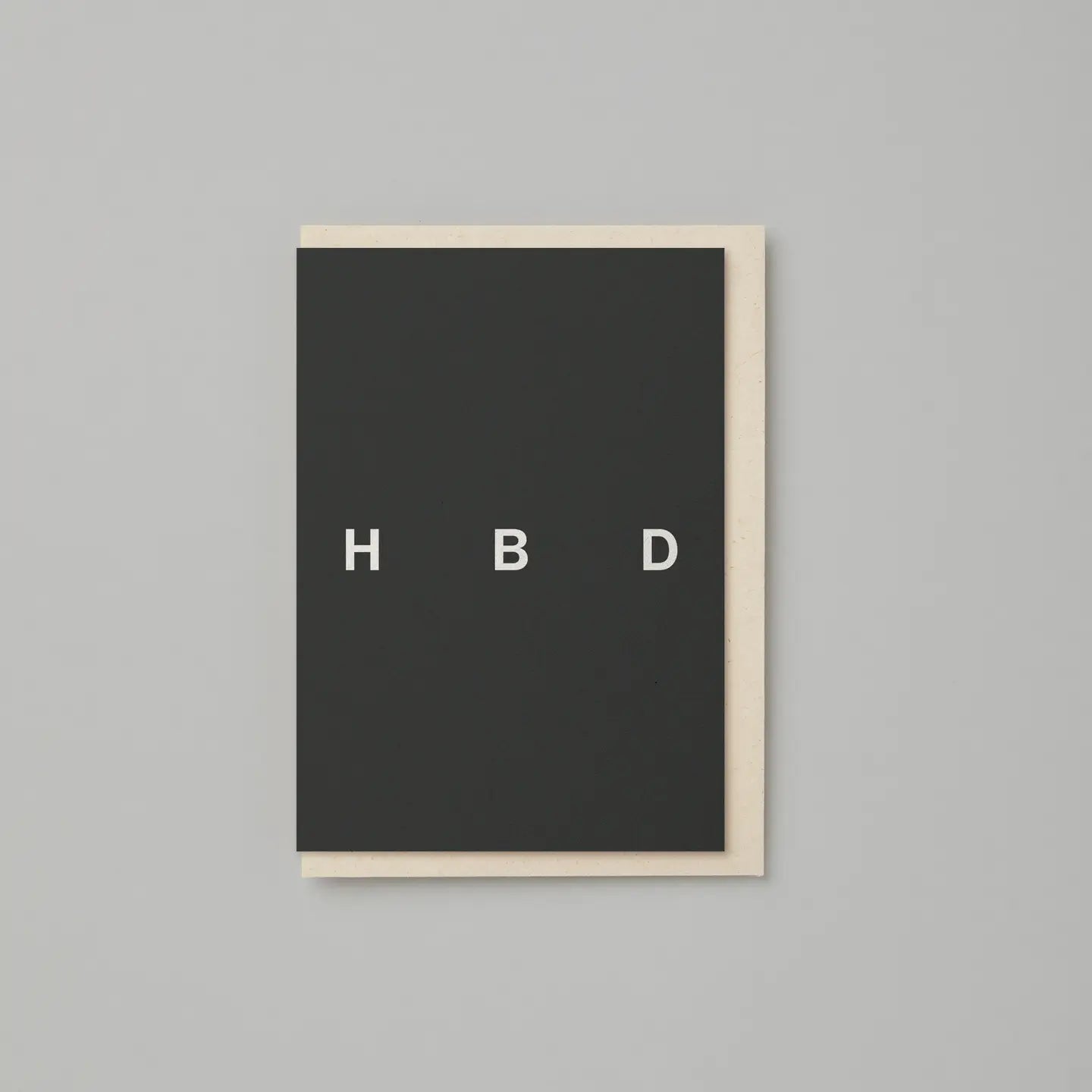 H B D | CARD BY KINSHIPPED - OTHERLETTERS