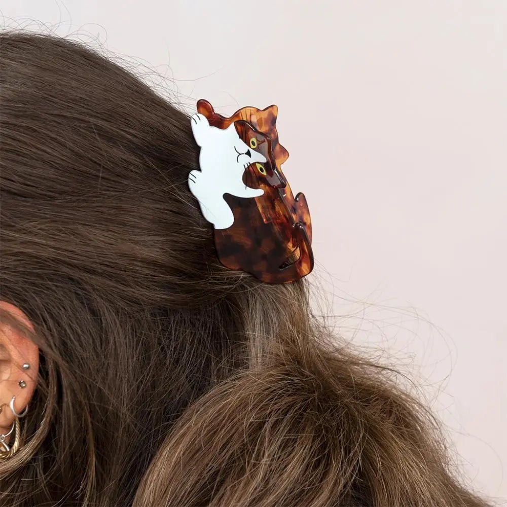 HAIR CLAW CLIP CAT - OTHERLETTERS
