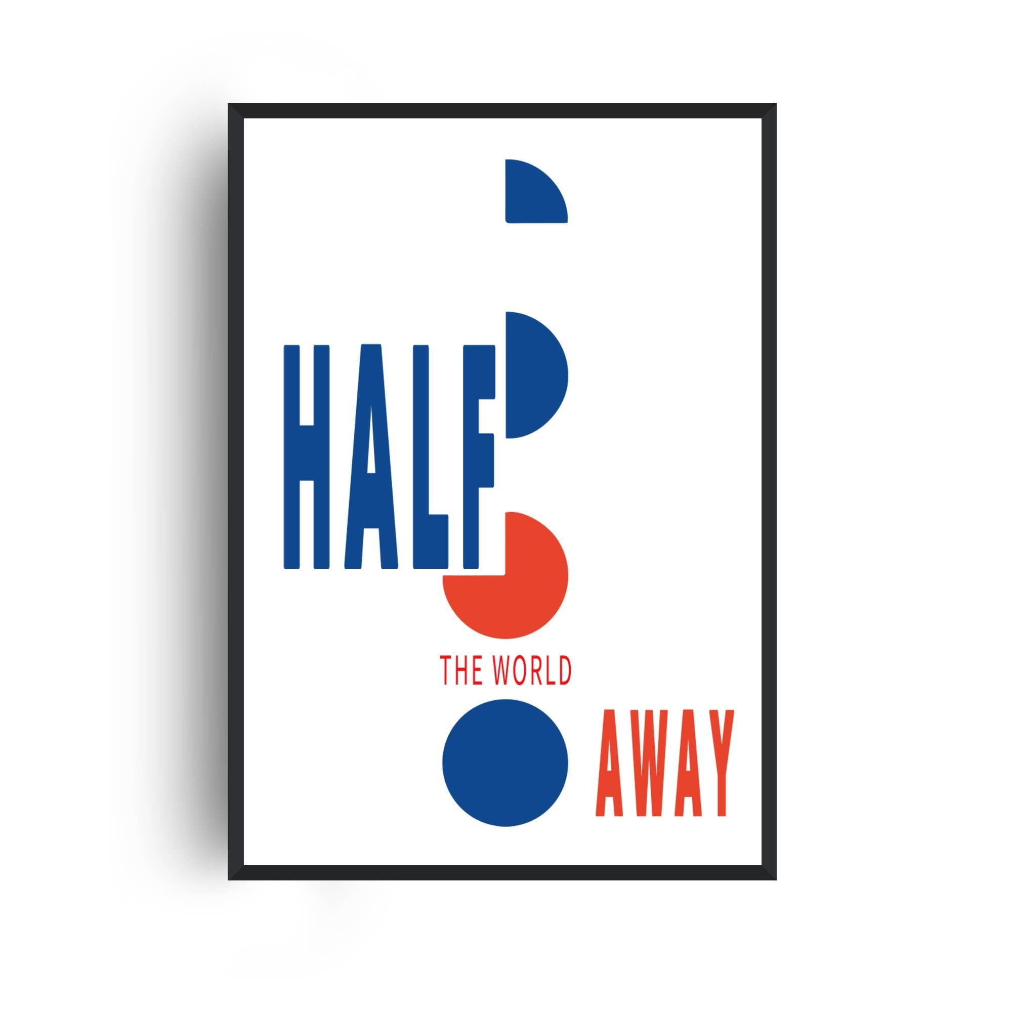 HALF THE WORLD AWAY A4 PRINT | FANCLUB PRINTS - OTHERLETTERS