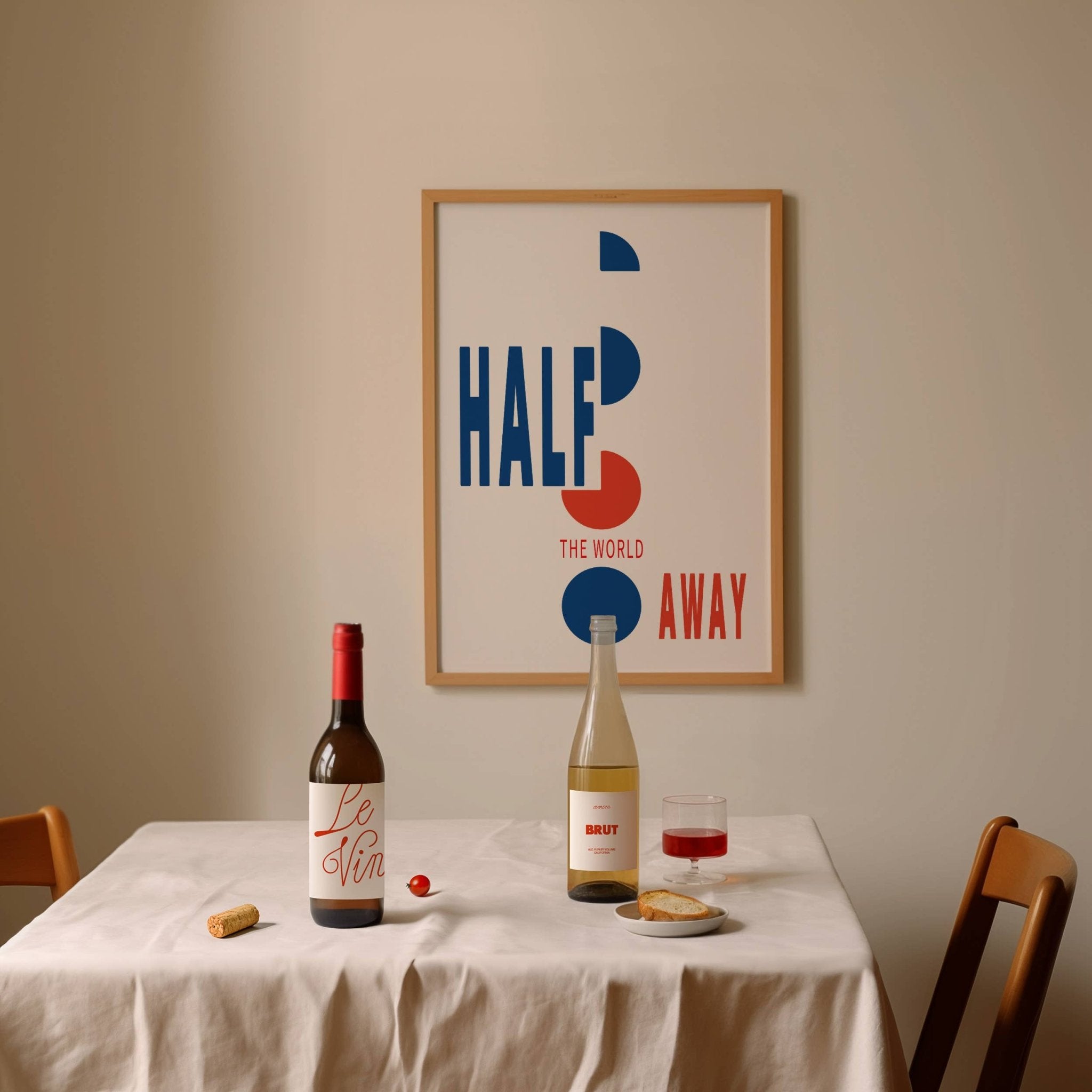 HALF THE WORLD AWAY A4 PRINT | FANCLUB PRINTS - OTHERLETTERS