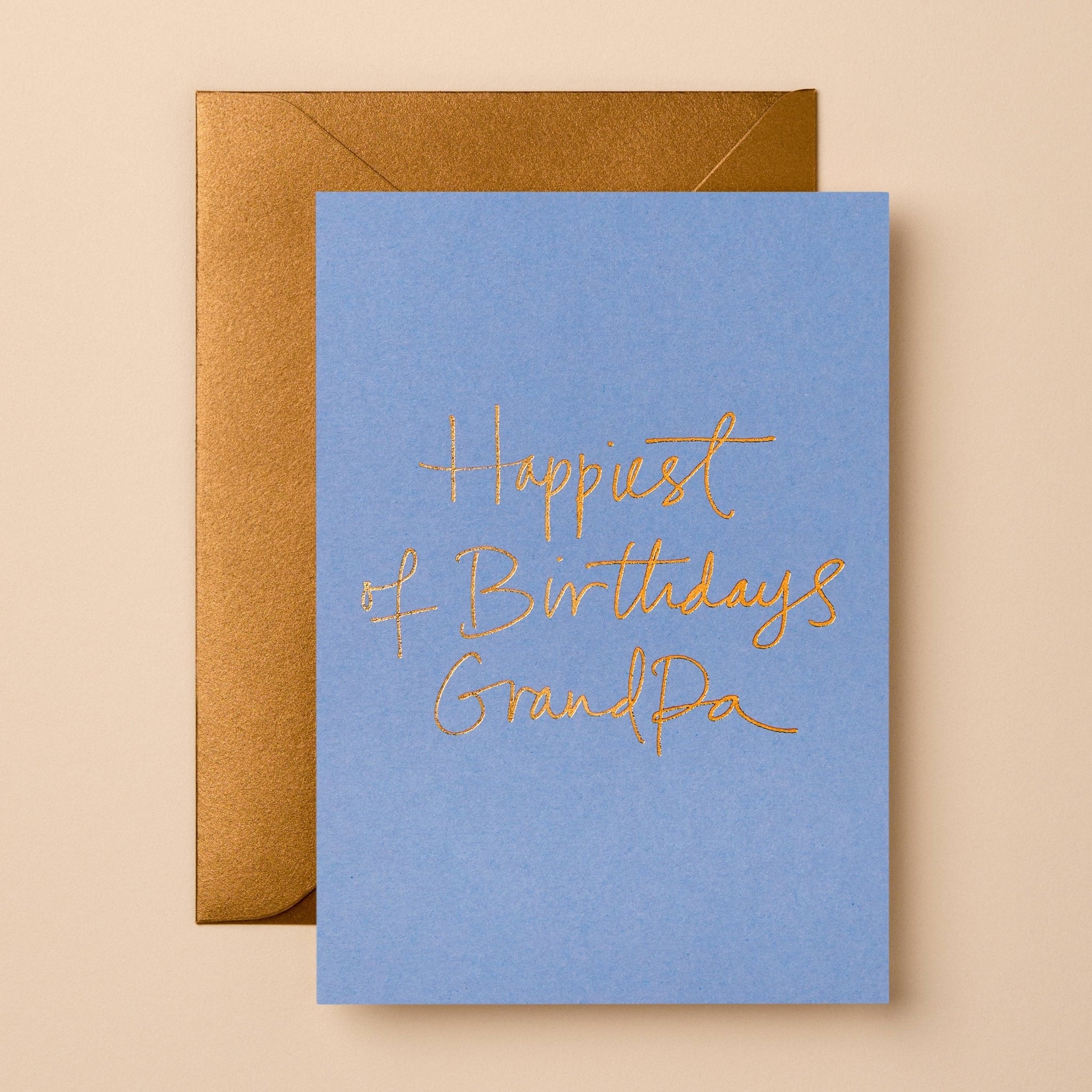 HAPPIEST OF BIRTHDAY GRANDPA | CARD BY GABRIELLE & CELINE - OTHERLETTERS