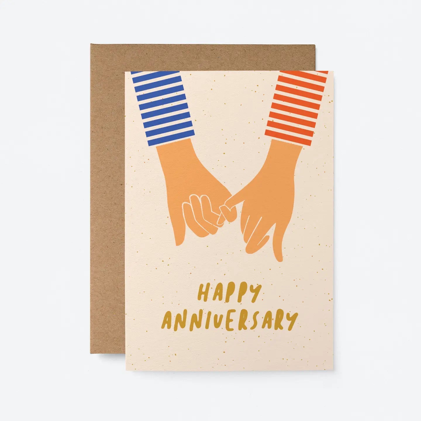 HAPPY ANNIVERSARY (RED & BLUE) | CARD BY GRAPHIC FACTORY - OTHERLETTERS