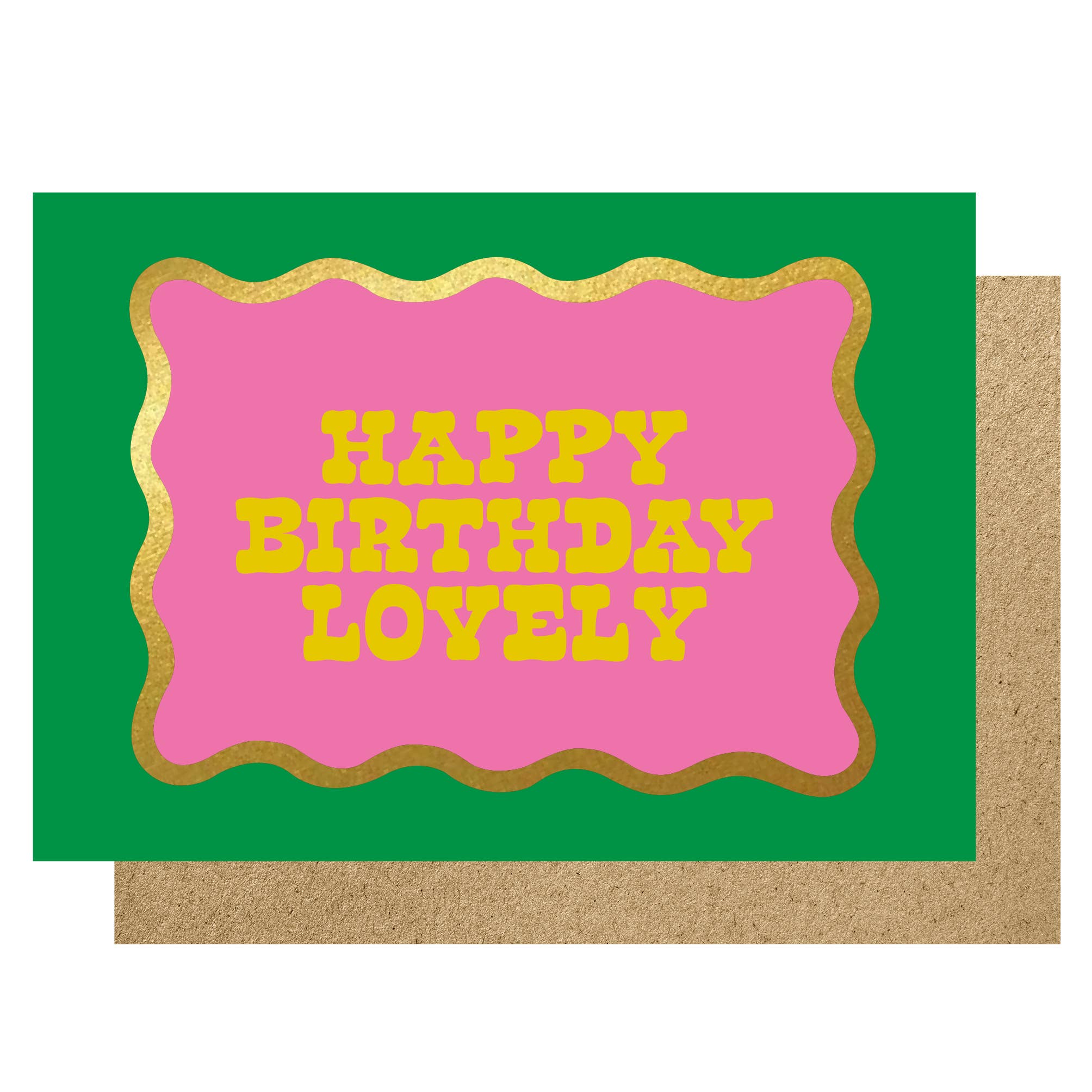 HAPPY BIRTHDAY LOVELY | CARD BY LUCKY INK - OTHERLETTERS