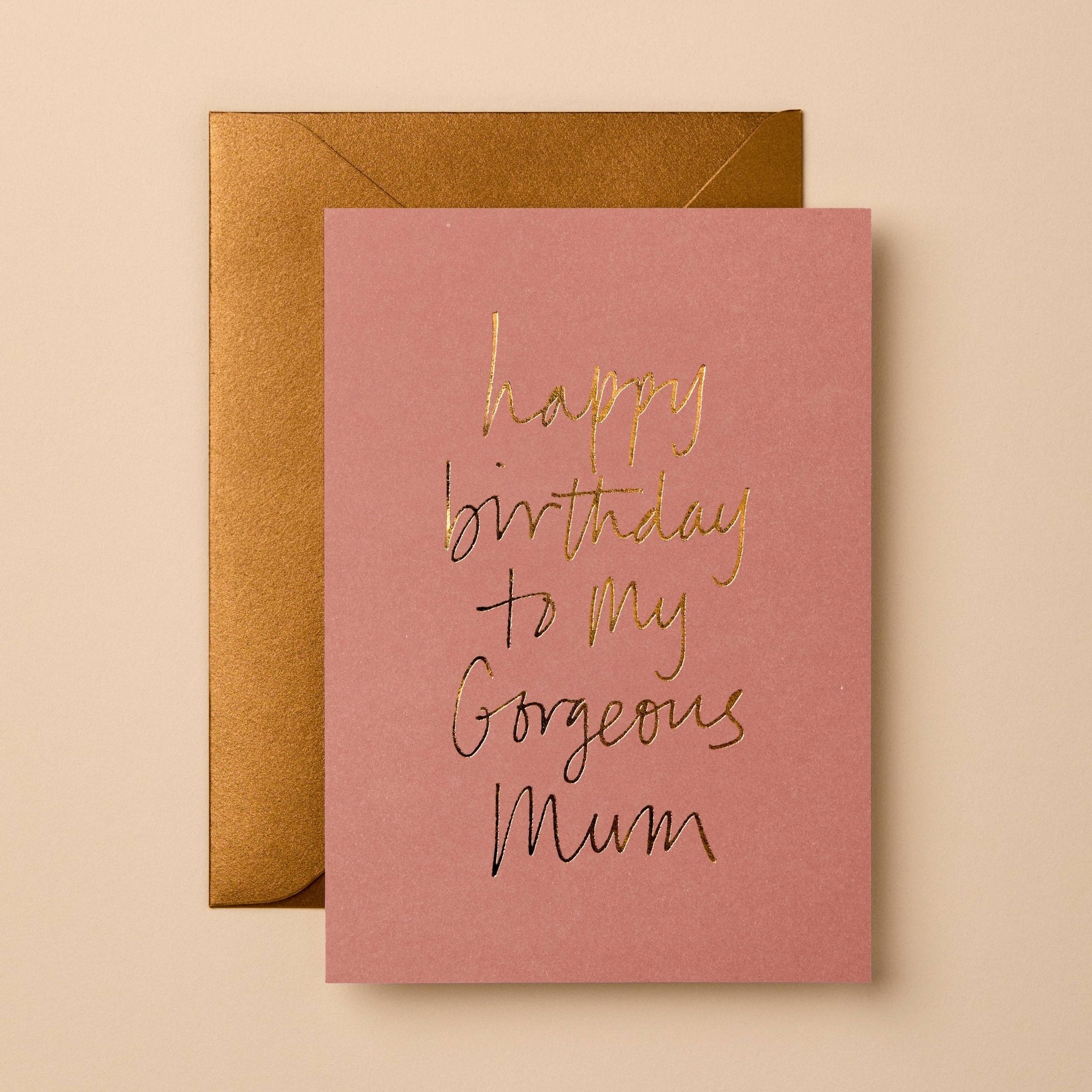 HAPPY BIRTHDAY TO MY GORGEOUS MUM | CARD BY GABRIELLE & CELINW - OTHERLETTERS