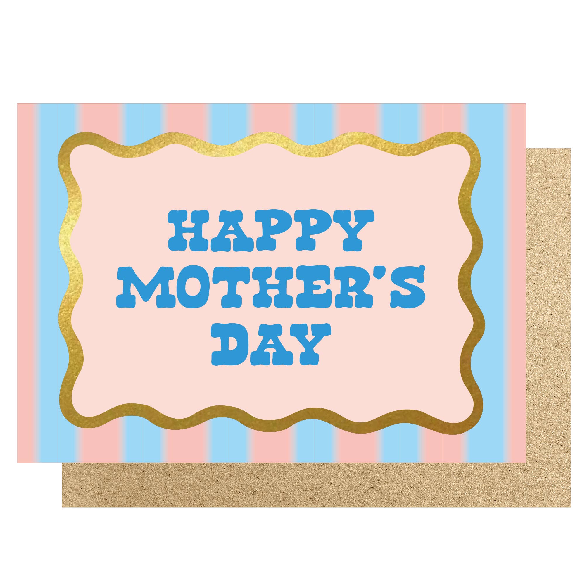 HAPPY MOTHER'S DAY STRIPED | CARD BY LUCKY INK - OTHERLETTERS