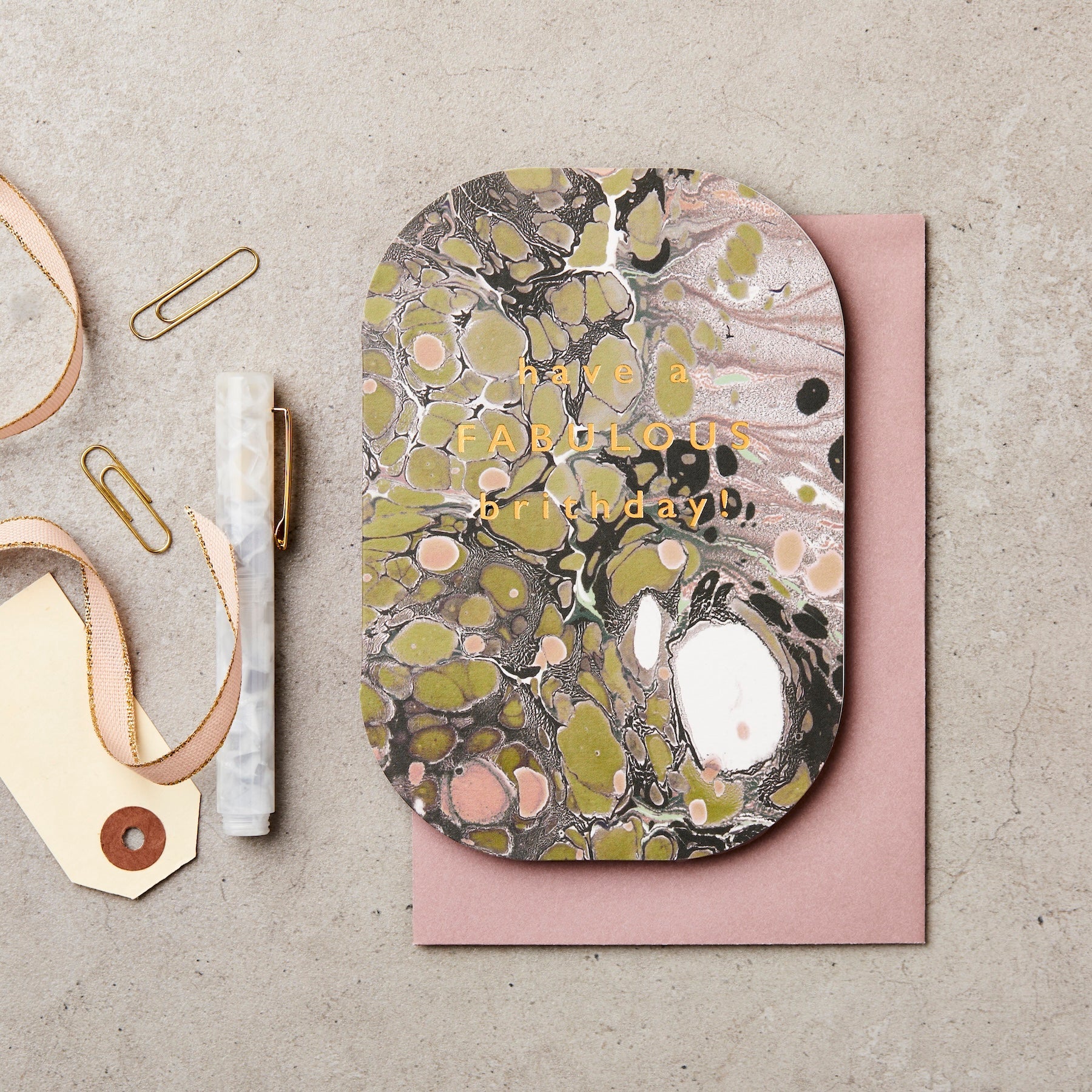 HAVE A FABULOUS BIRTHDAY! | CARD BY KATIE LEAMON - OTHERLETTERS