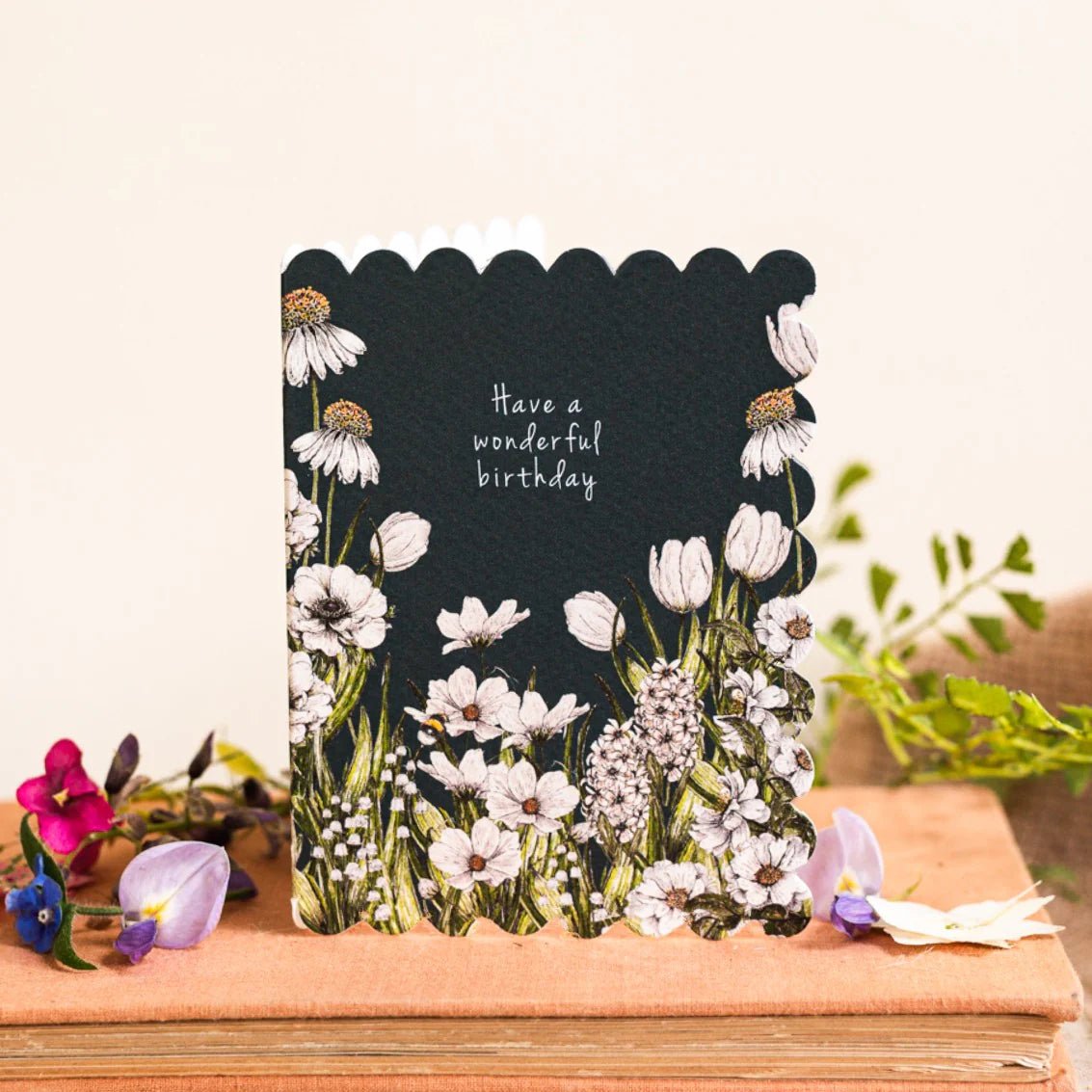 HAVE A WONDERFUL BIRTHDAY (FLORAL) | CARD BY TOASTED CRUMPET - OTHERLETTERS