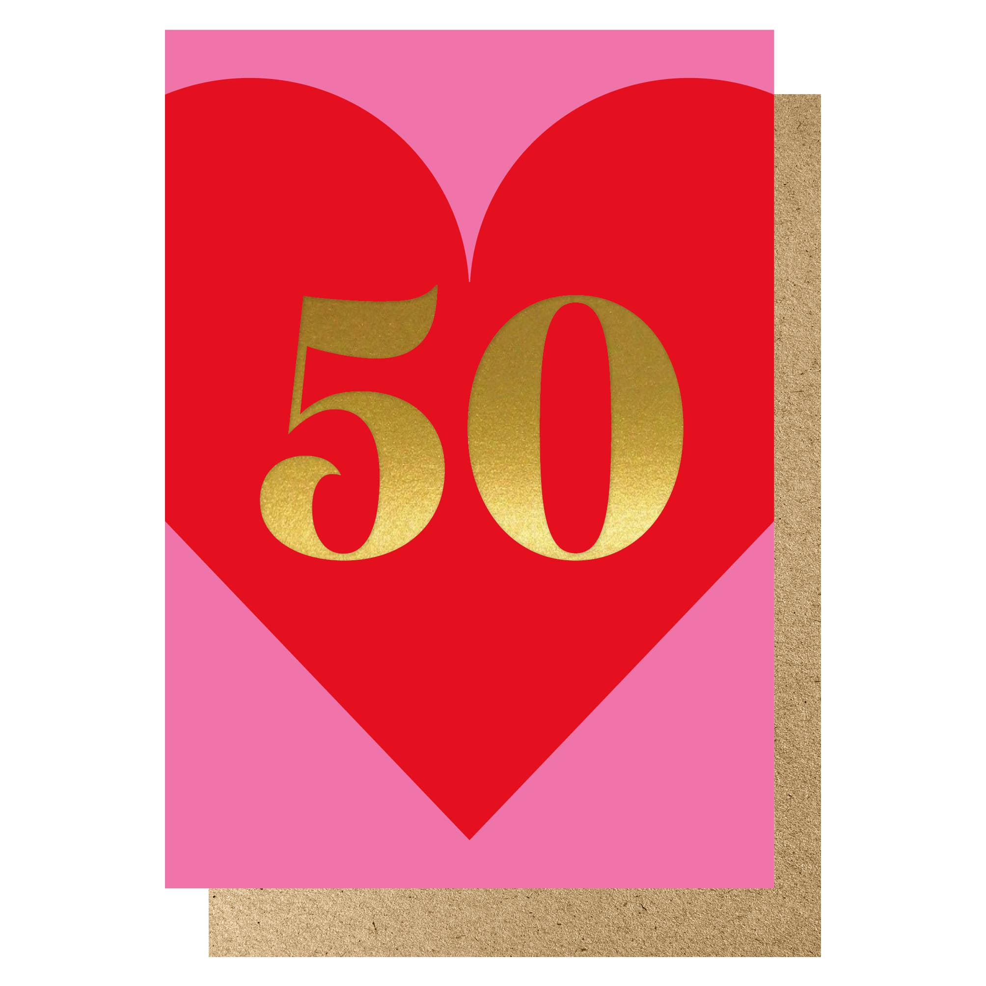 HEART AGE 50 | CARD BY LUCKY INK - OTHERLETTERS