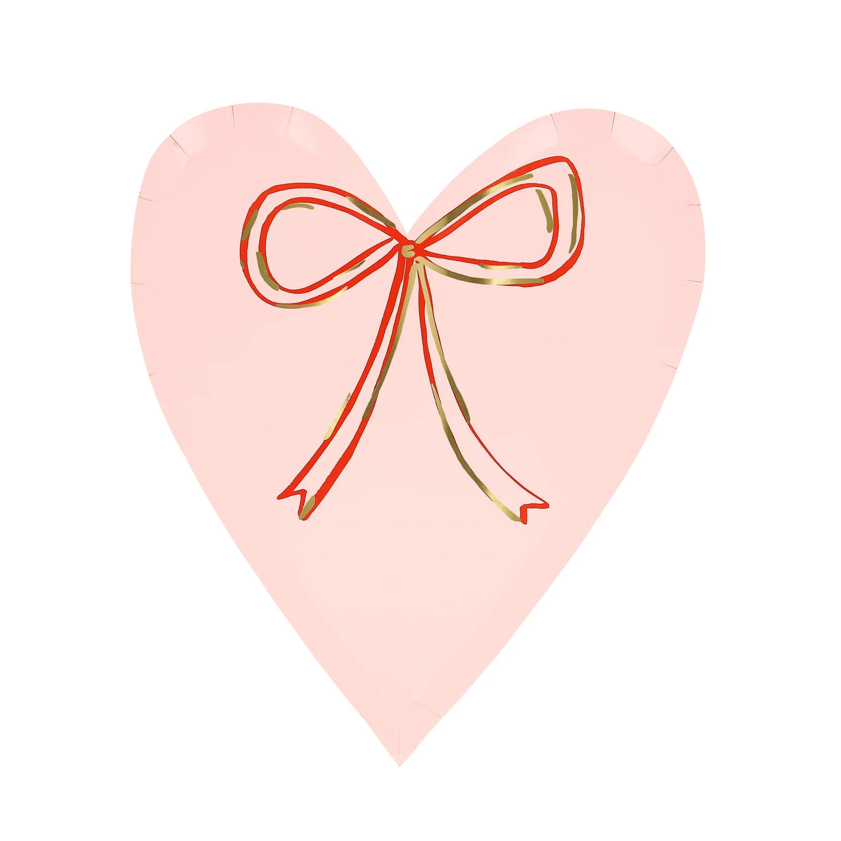 HEART WITH BOW PLATES - OTHERLETTERS