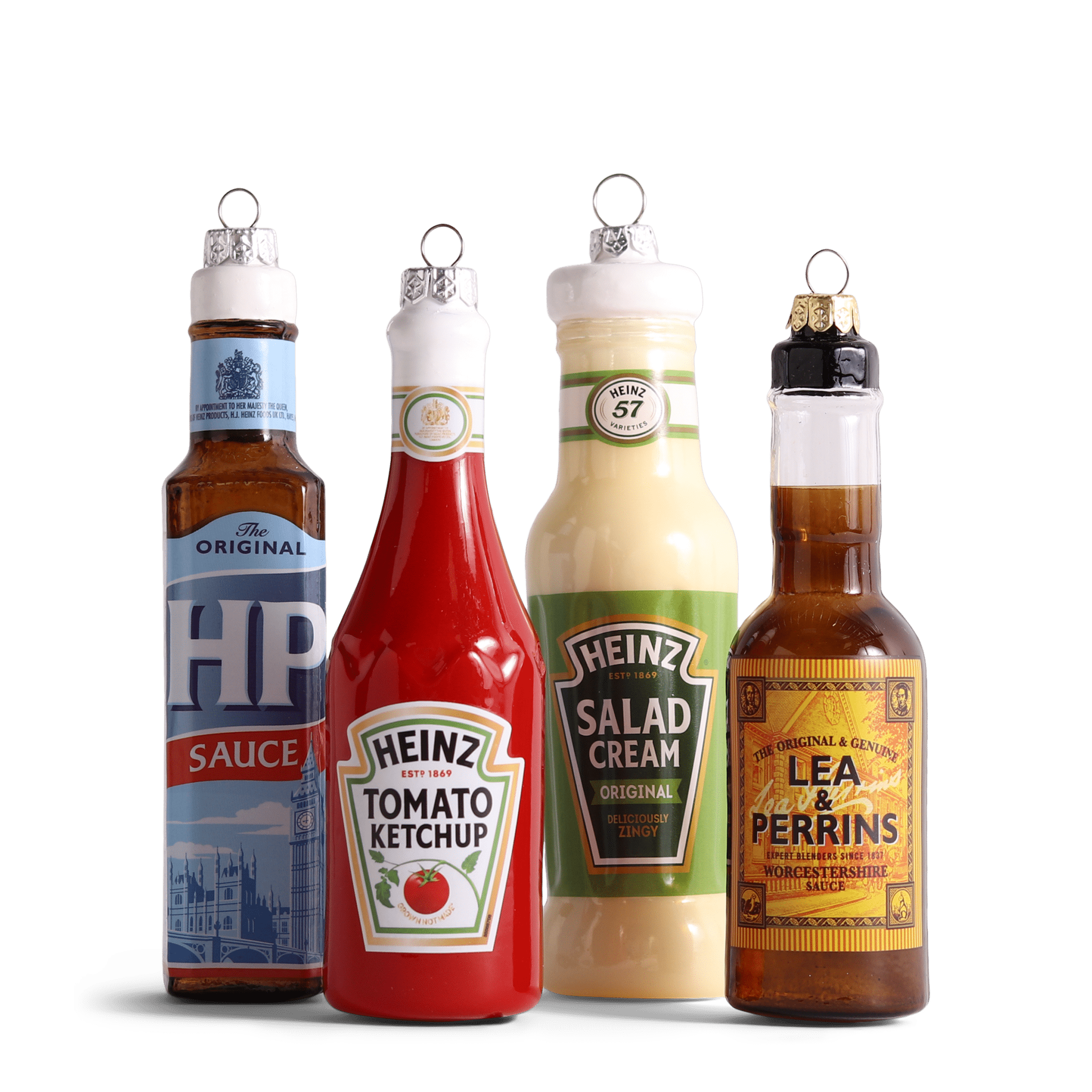 HEINZ TOMATO KETCHUP GLASS TREE DECORATION - OTHERLETTERS