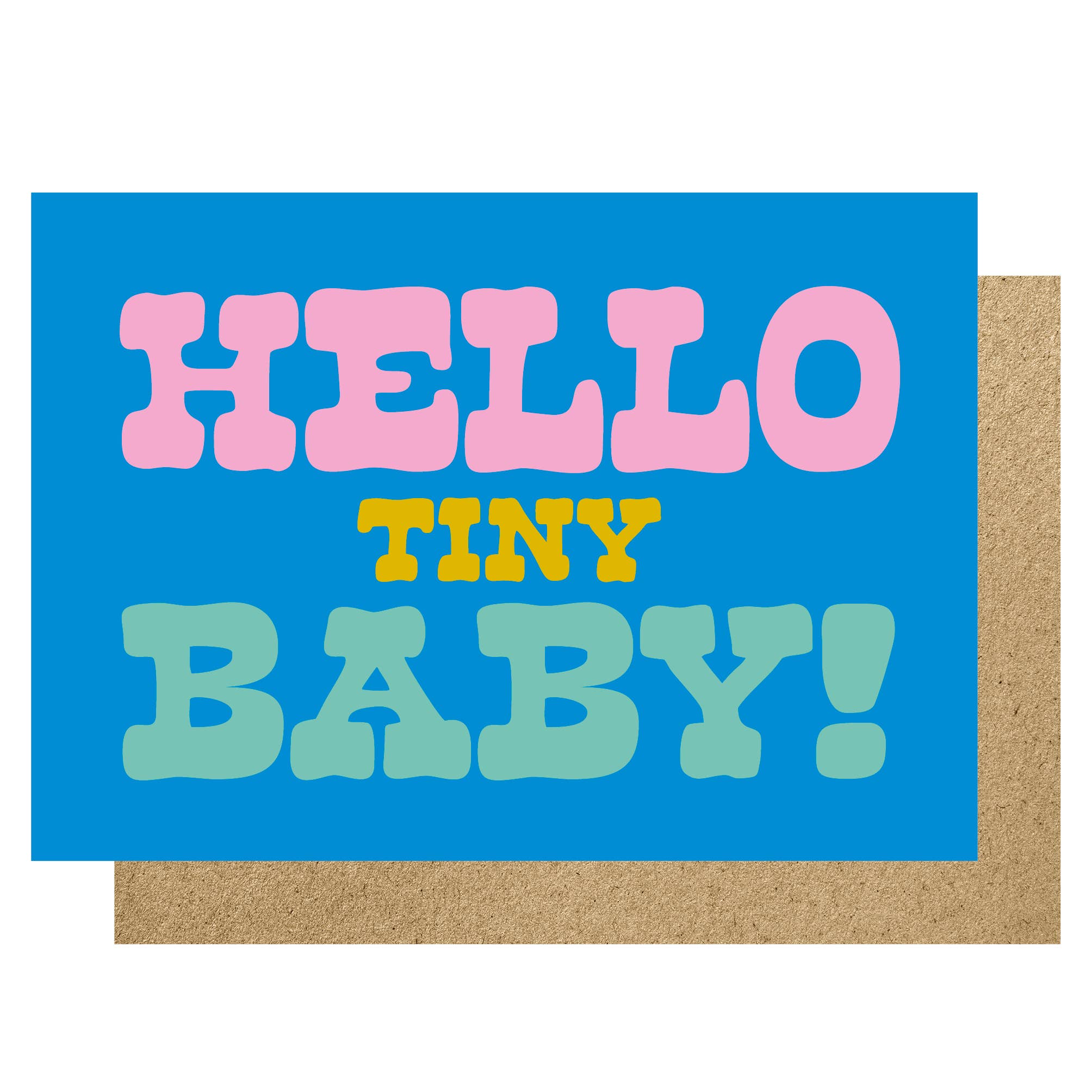 HELLO TINY BABY | CARD BY LUCKY INK - OTHERLETTERS