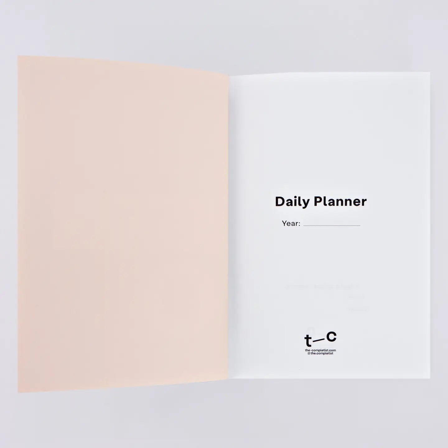 HILDY UNDATED DAILY PLANNER | BY THE COMPLETIST - OTHERLETTERS