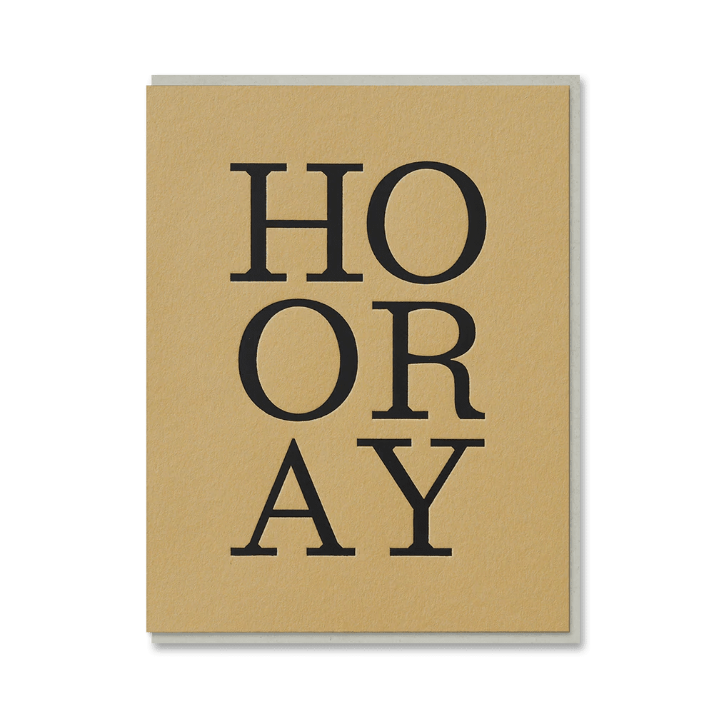 HOORAY | CARD BY 1973 - OTHERLETTERS