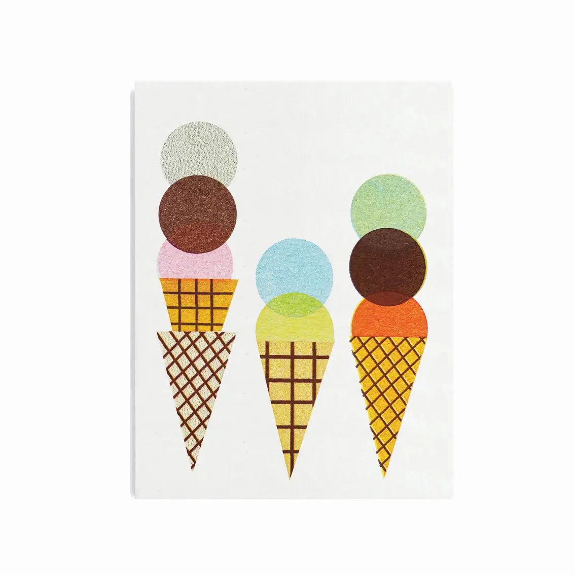 ICE CREAM CONES | MINI CARD BY SCOUT EDITION - OTHERLETTERS