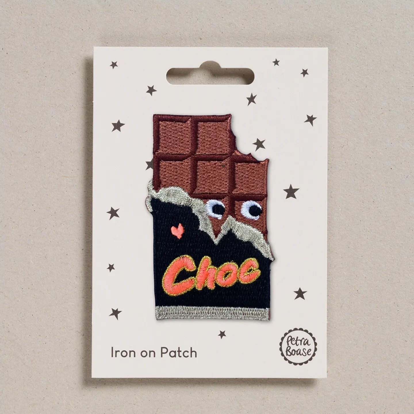 IRON ON PATCH | CHOCOLATE BAR - OTHERLETTERS