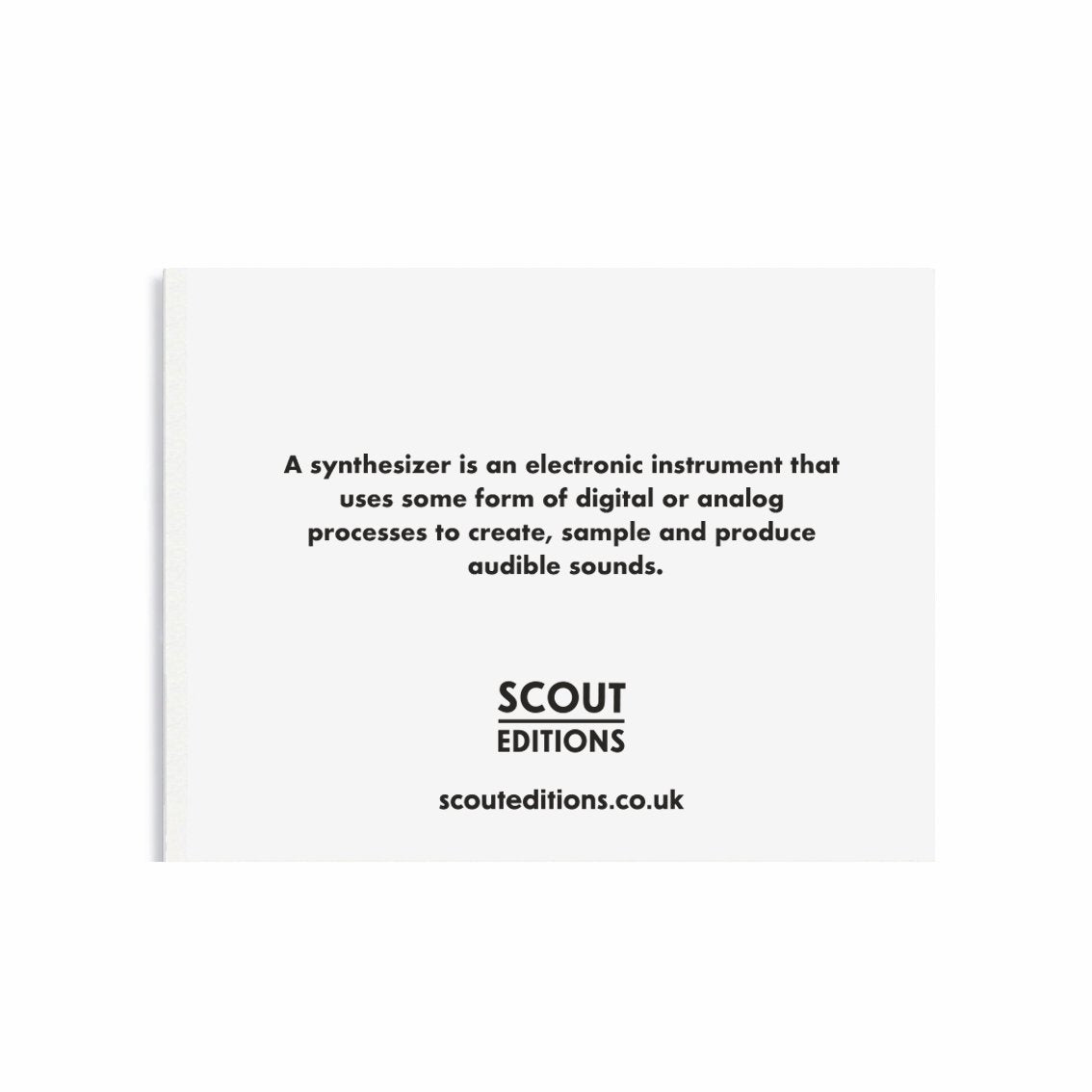 KEYBOARD | MINI CARD BY SCOUT EDITIONS - OTHERLETTERS