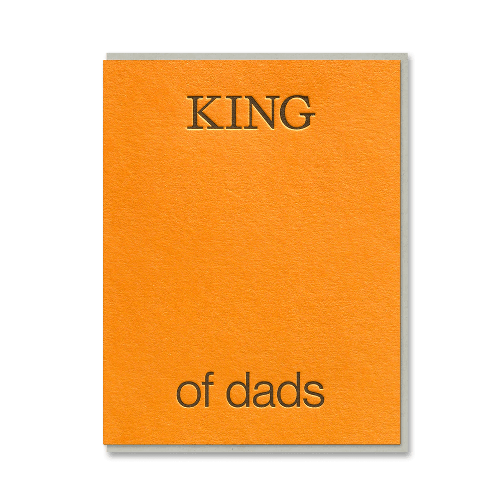 KING OF DADS | CARD BY 1973 - OTHERLETTERS