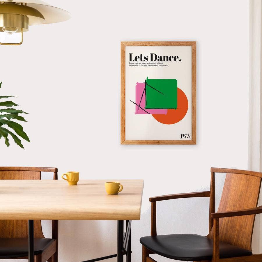 LETS DANCE A4 PRINT | FANCLUB PRINTS - OTHERLETTERS