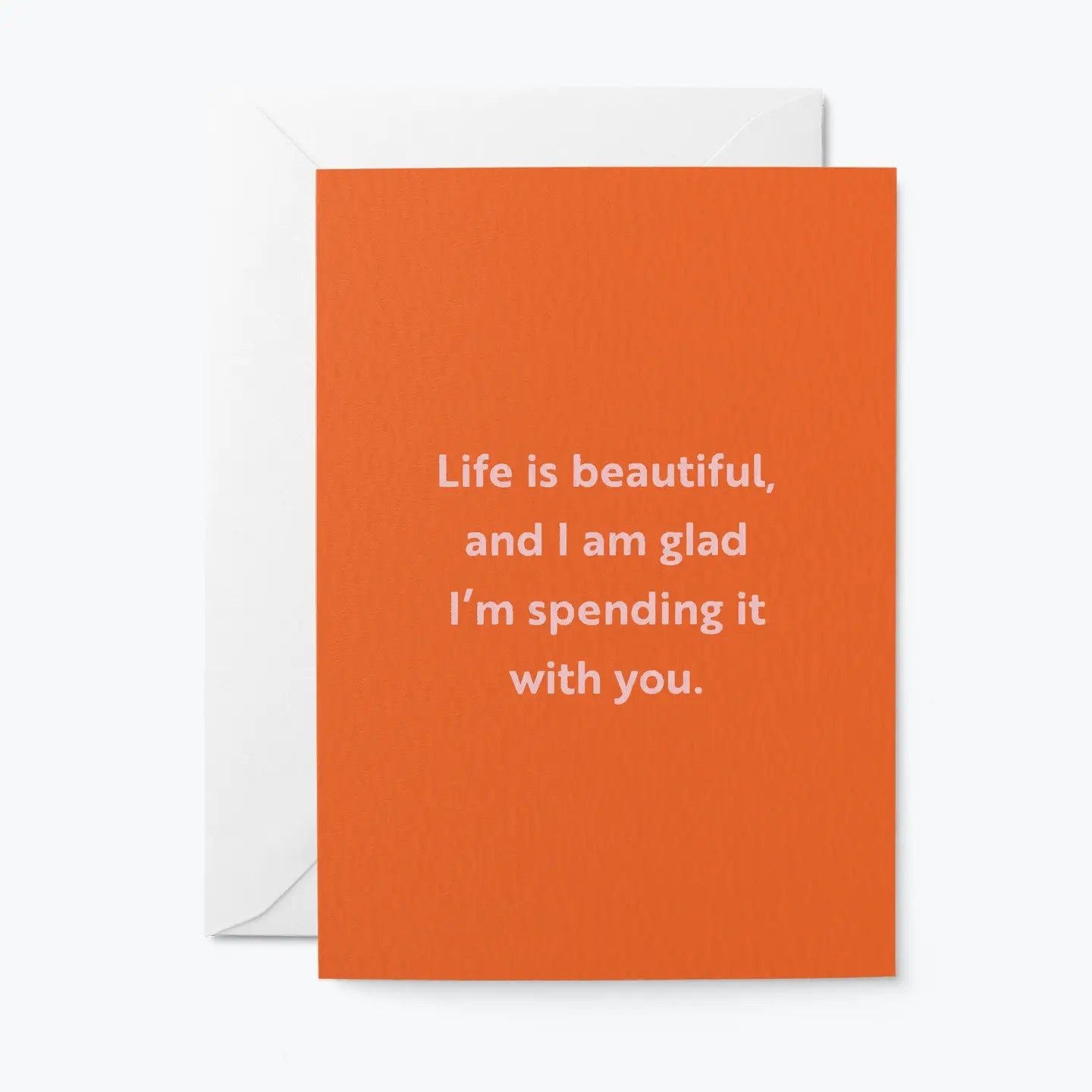 LIFE IS BEAUTIFUL... | CARD BY GRAPHIC FACTORY - OTHERLETTERS