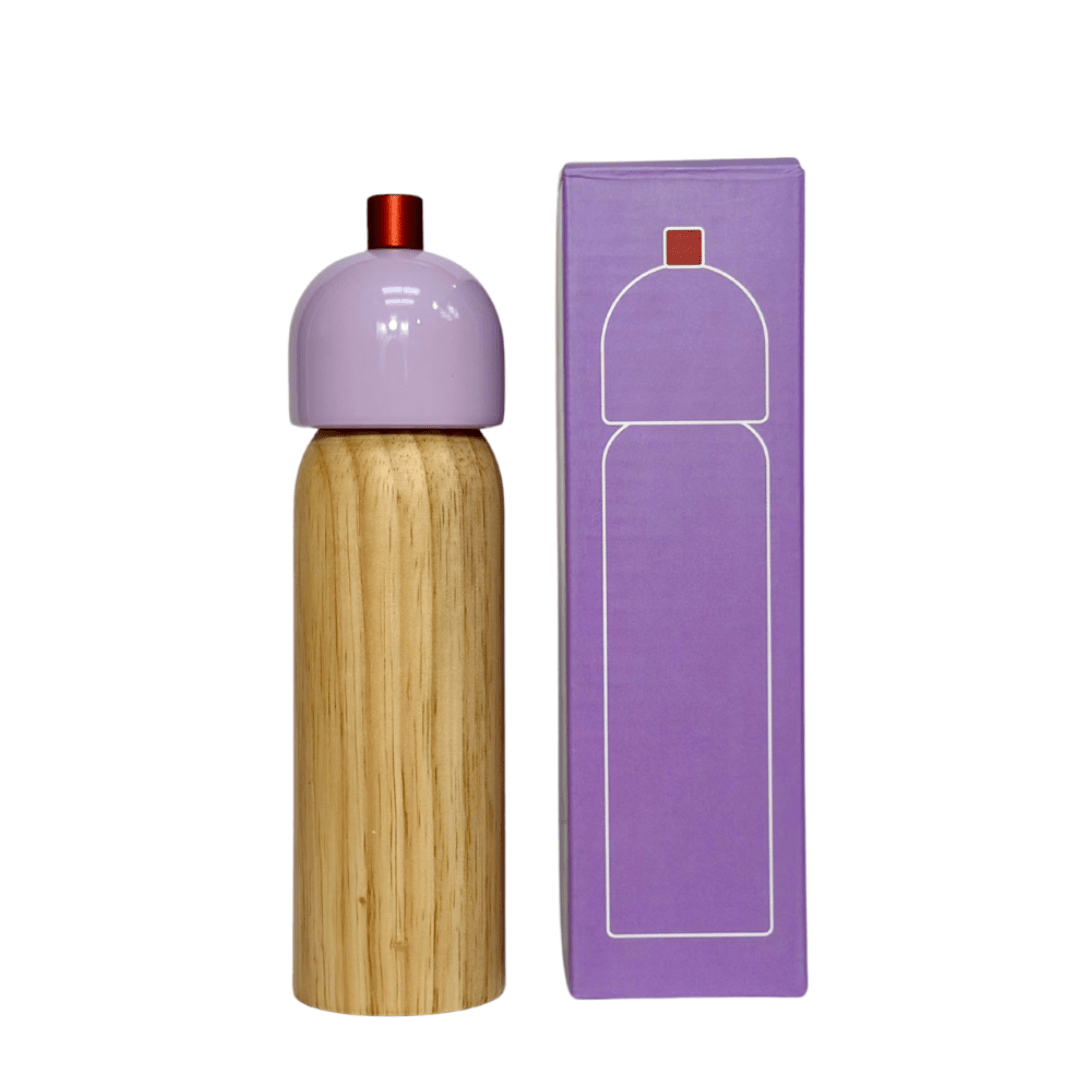 LILAC & RED SALT & PEPPER GRINDER | LARGE - OTHERLETTERS