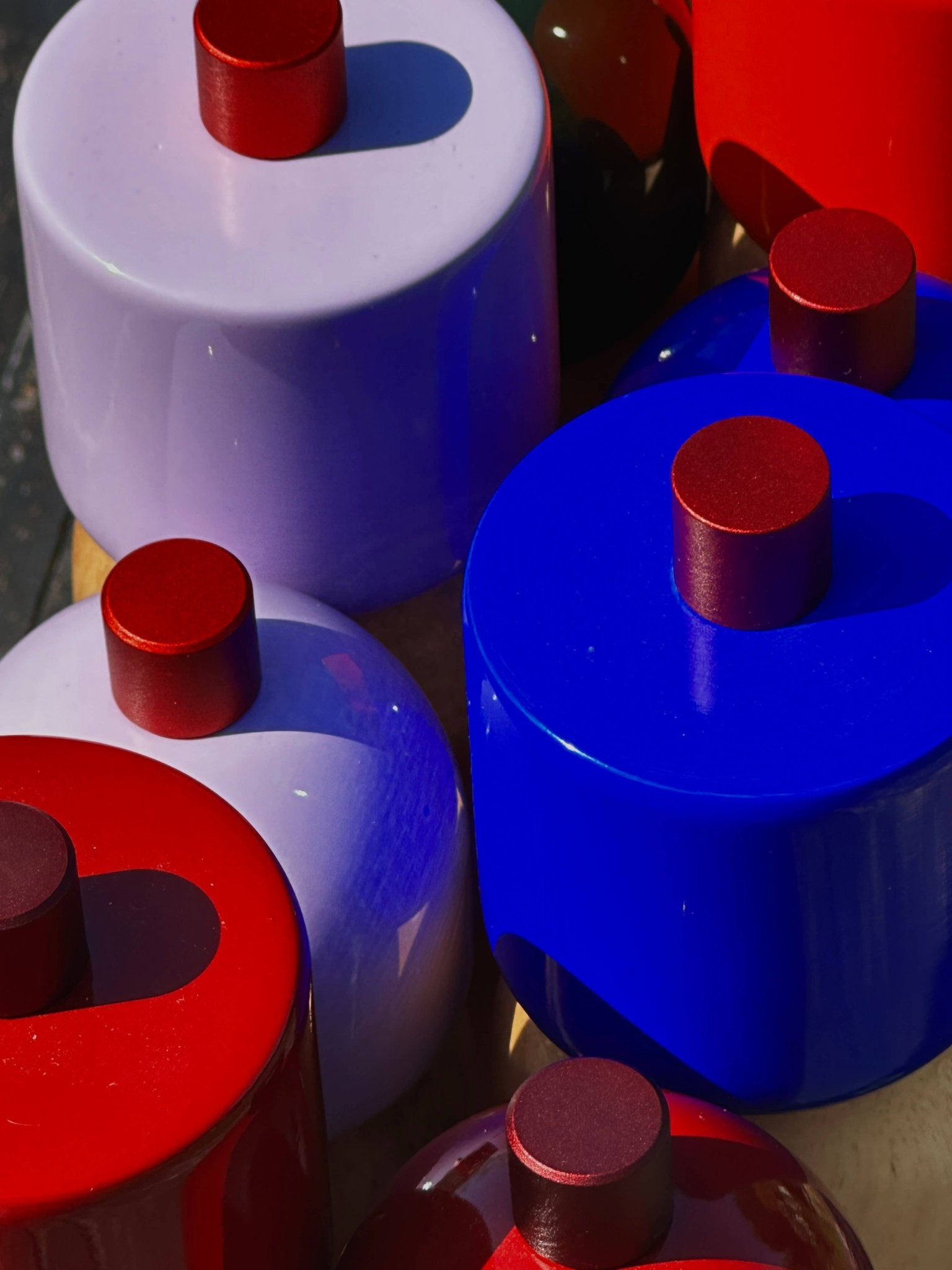 LILAC & RED SALT & PEPPER GRINDER | MEDIUM - OTHERLETTERS