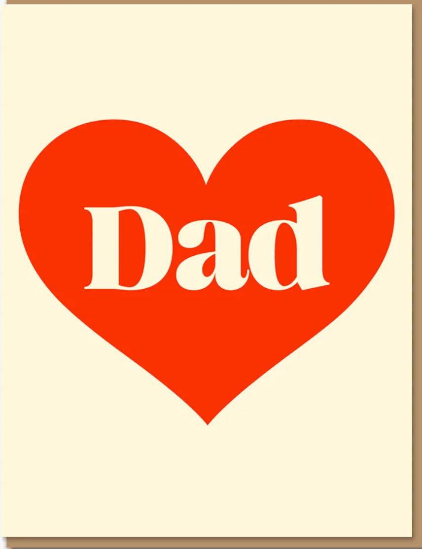 LOVE DAD | CARD BY 1973 - OTHERLETTERS