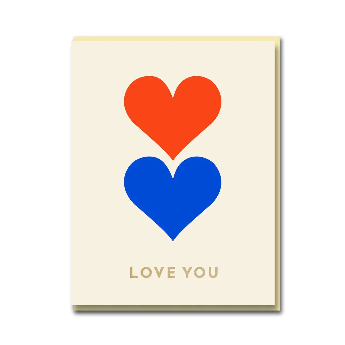 LOVE YOU HEARTS | CARD BY 1973 - OTHERLETTERS
