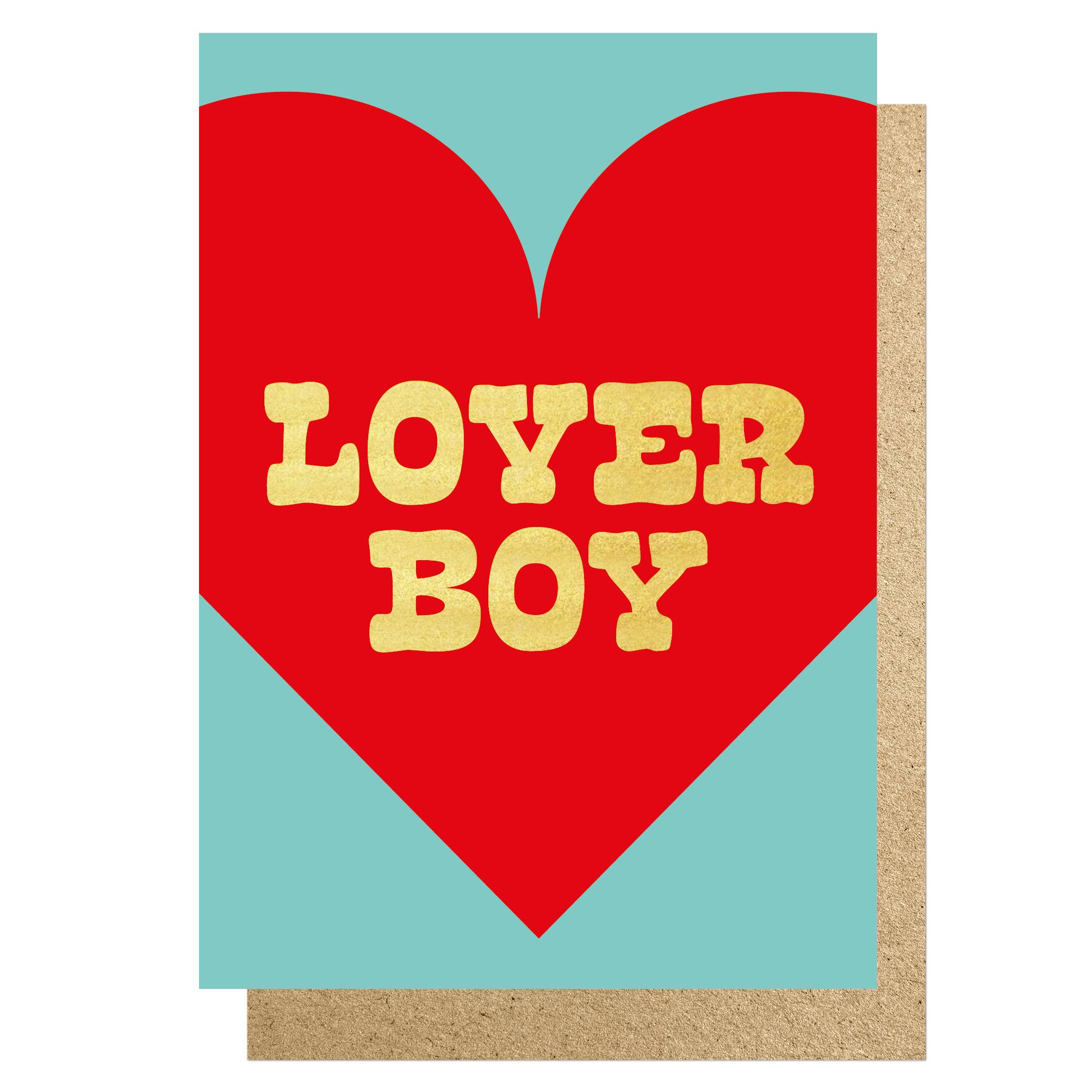 LOVER BOY HEART | CARD BY LUCKY INK - OTHERLETTERS