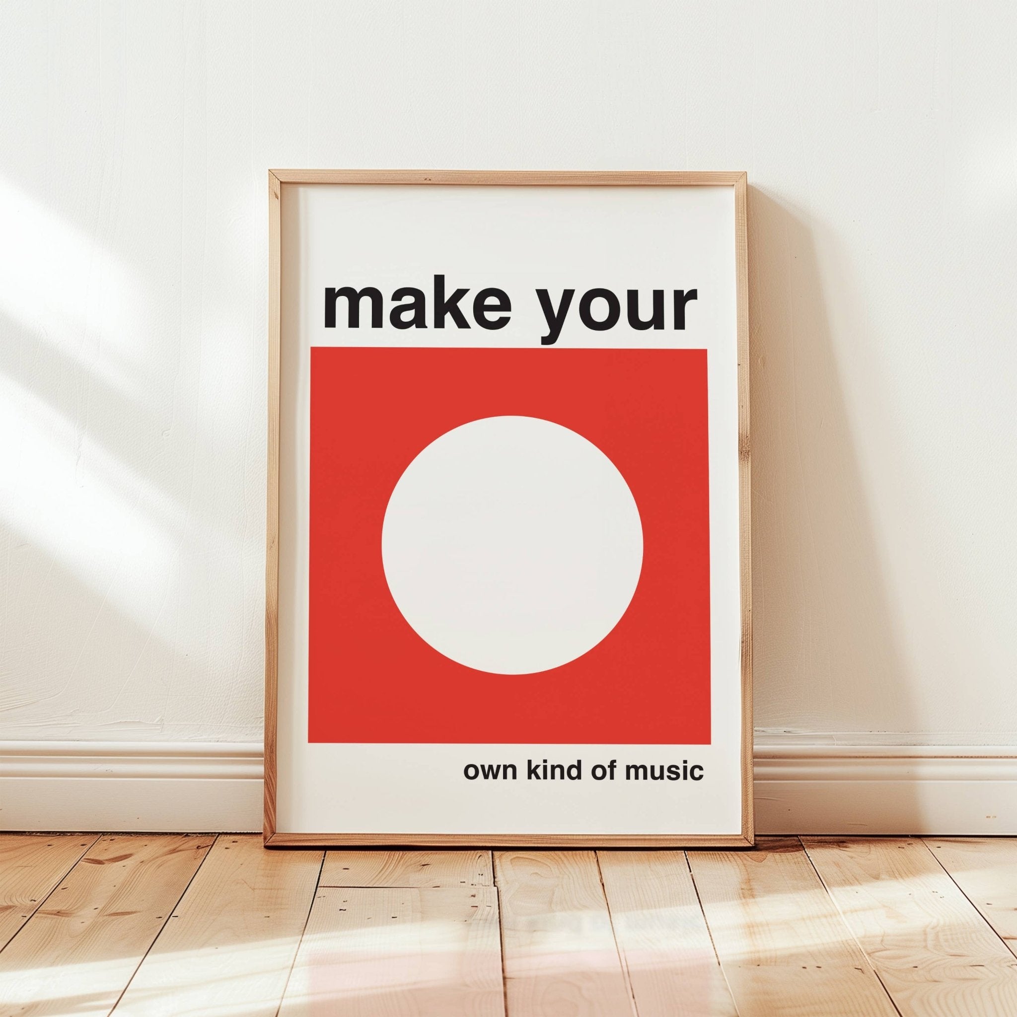 MAKE YOUR OWN KIND OF MUSIC A4 PRINT | FANCLUB PRINTS - OTHERLETTERS