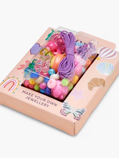 MAKE YOUR OWN TEDDY AND HEART CHARM JEWELLERY KIT - OTHERLETTERS