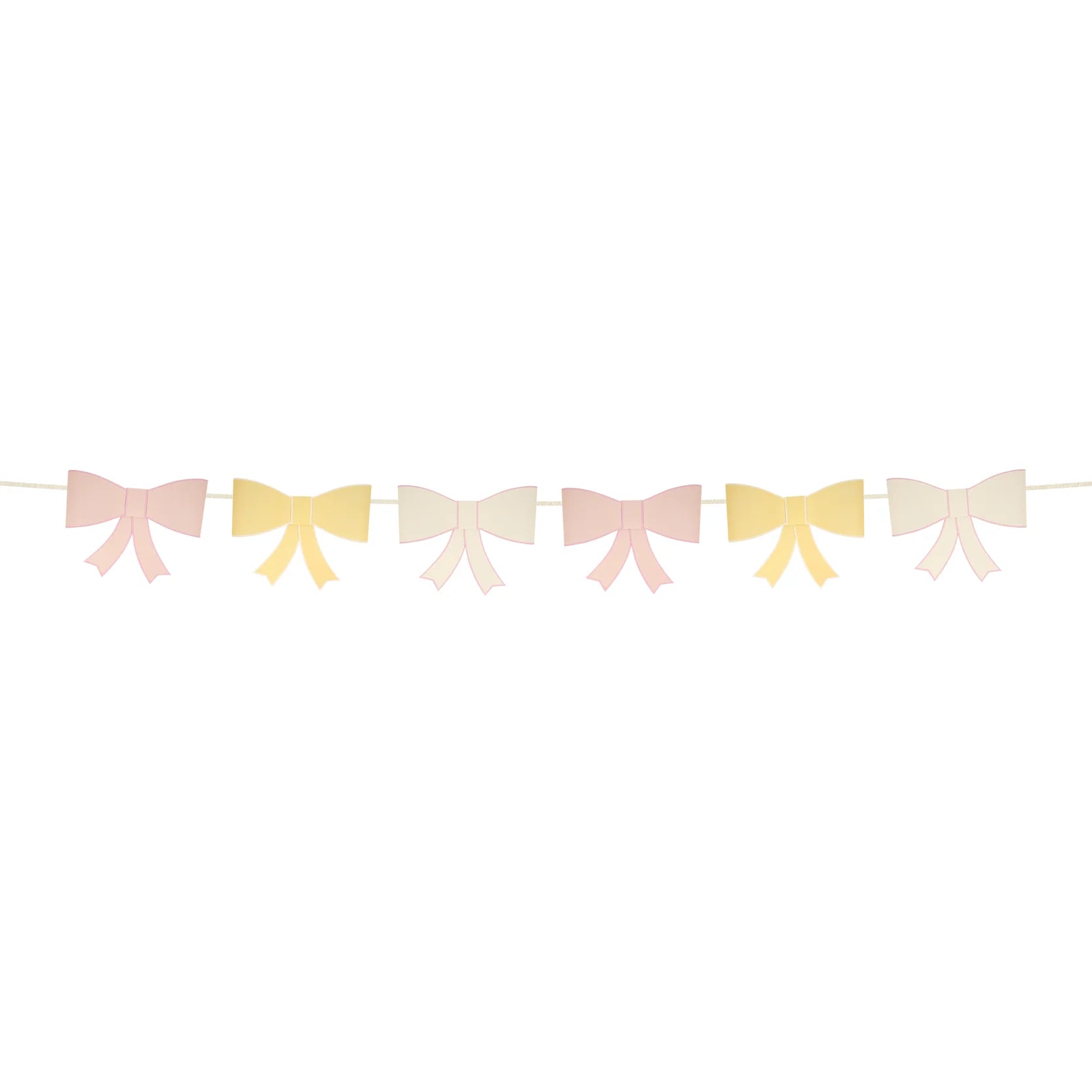 3D PAPER BOW GARLAND