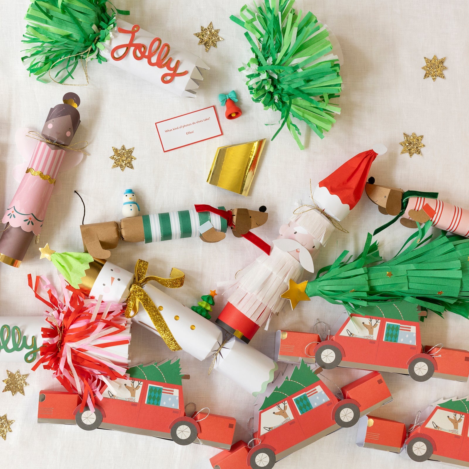 SANTA REINDEER & TREE CRACKERS - OTHERLETTERS