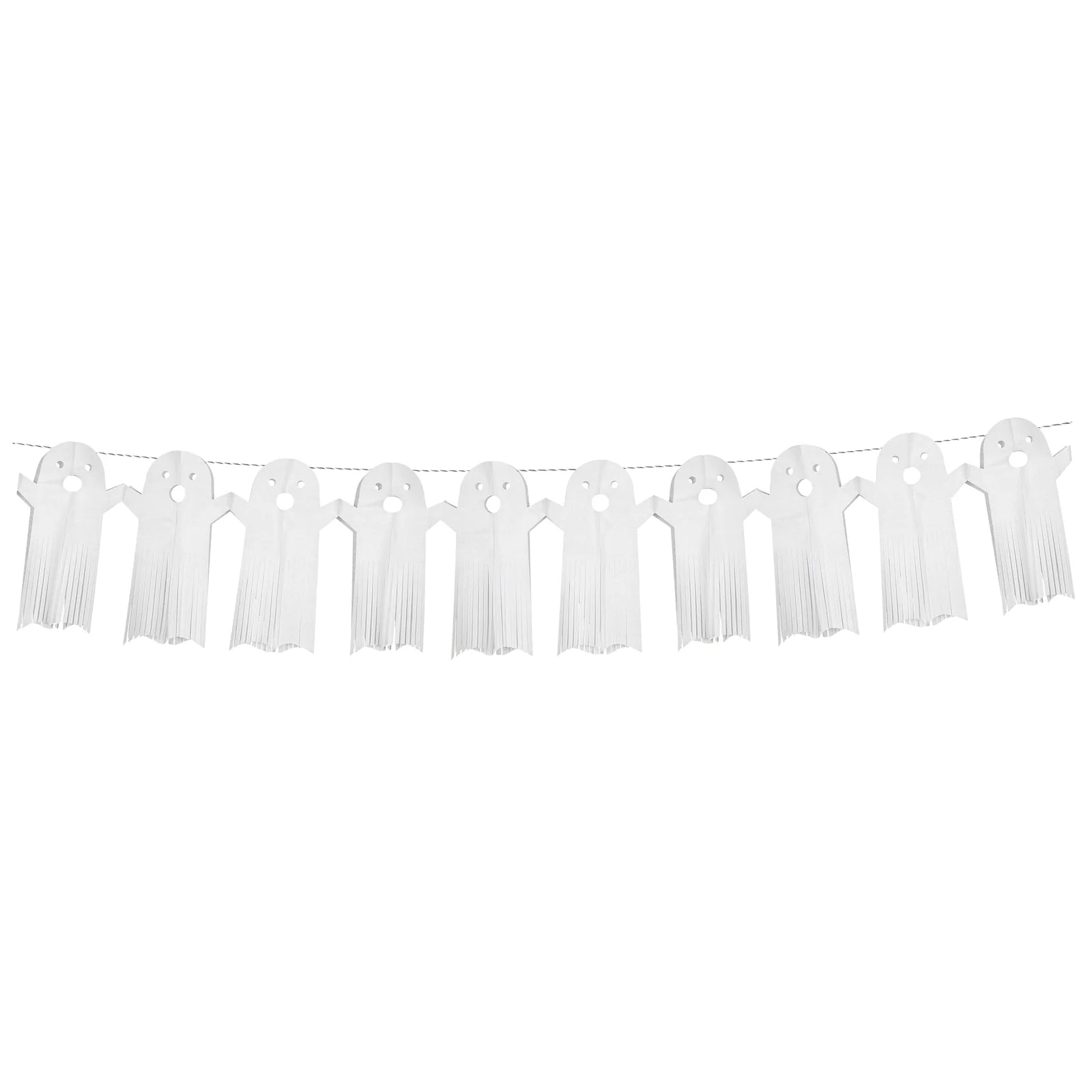 LARGE TISSUE PAPER GHOST GARLAND - OTHERLETTERS