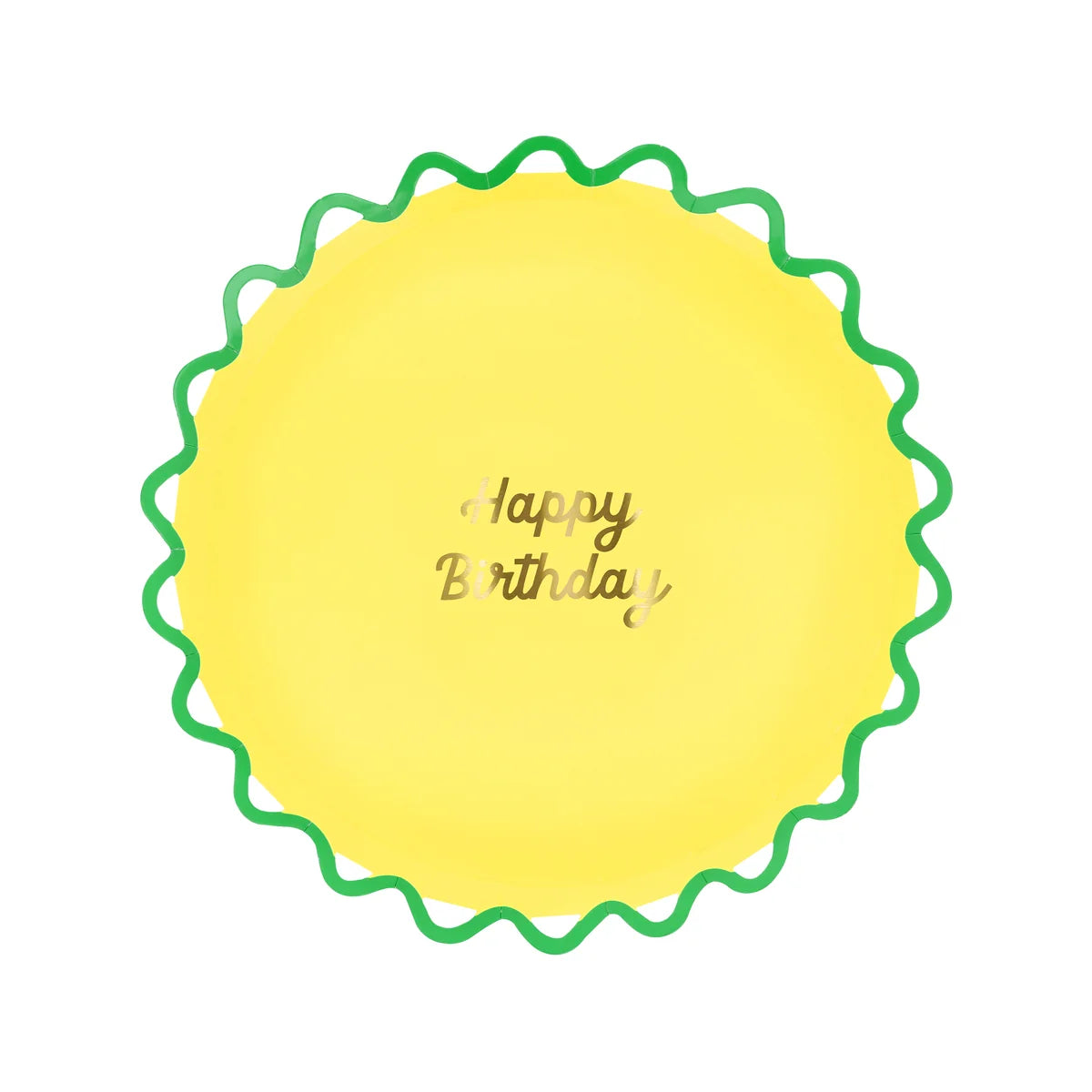 WIGGLE EDGE PAPER PLATES