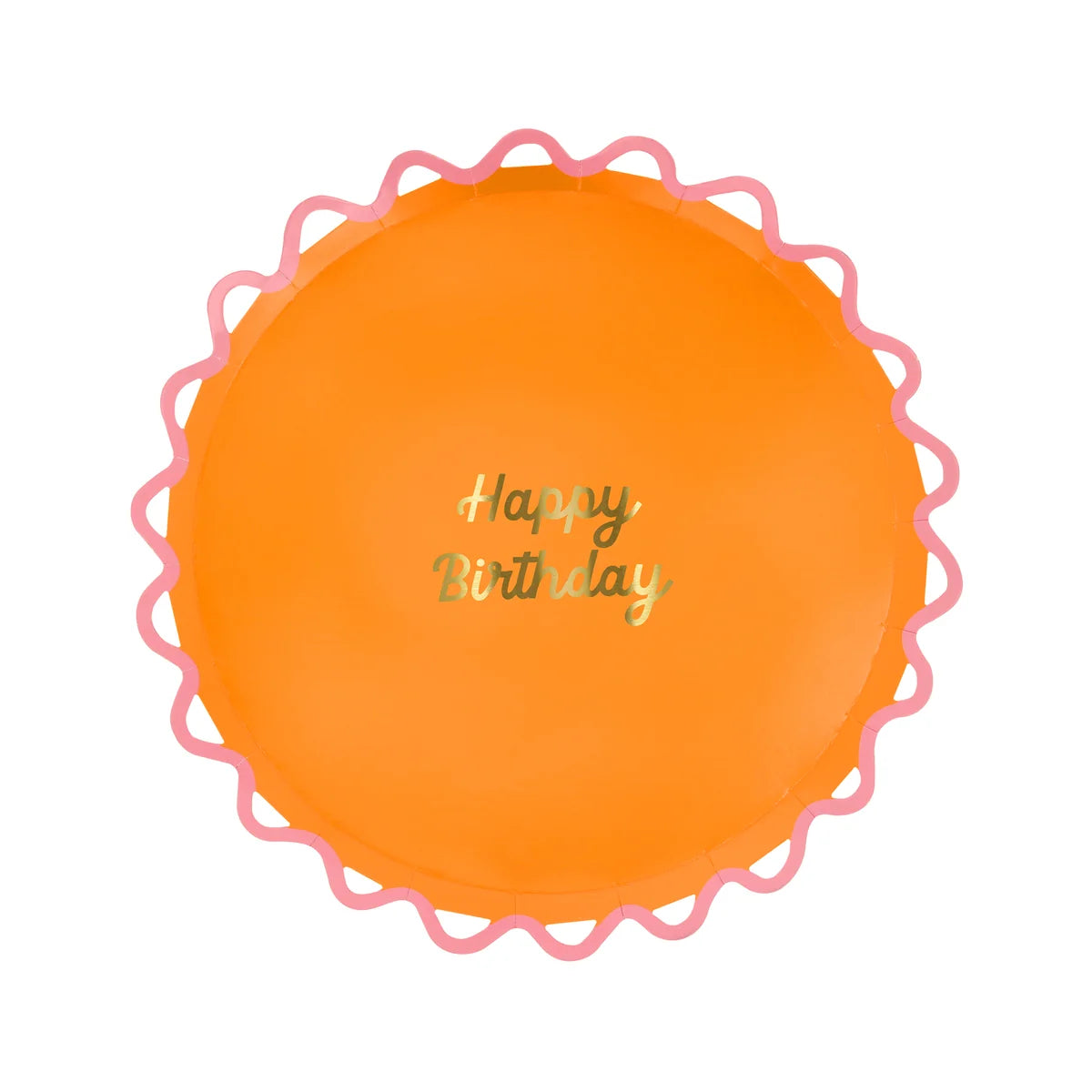 WIGGLE EDGE PAPER PLATES