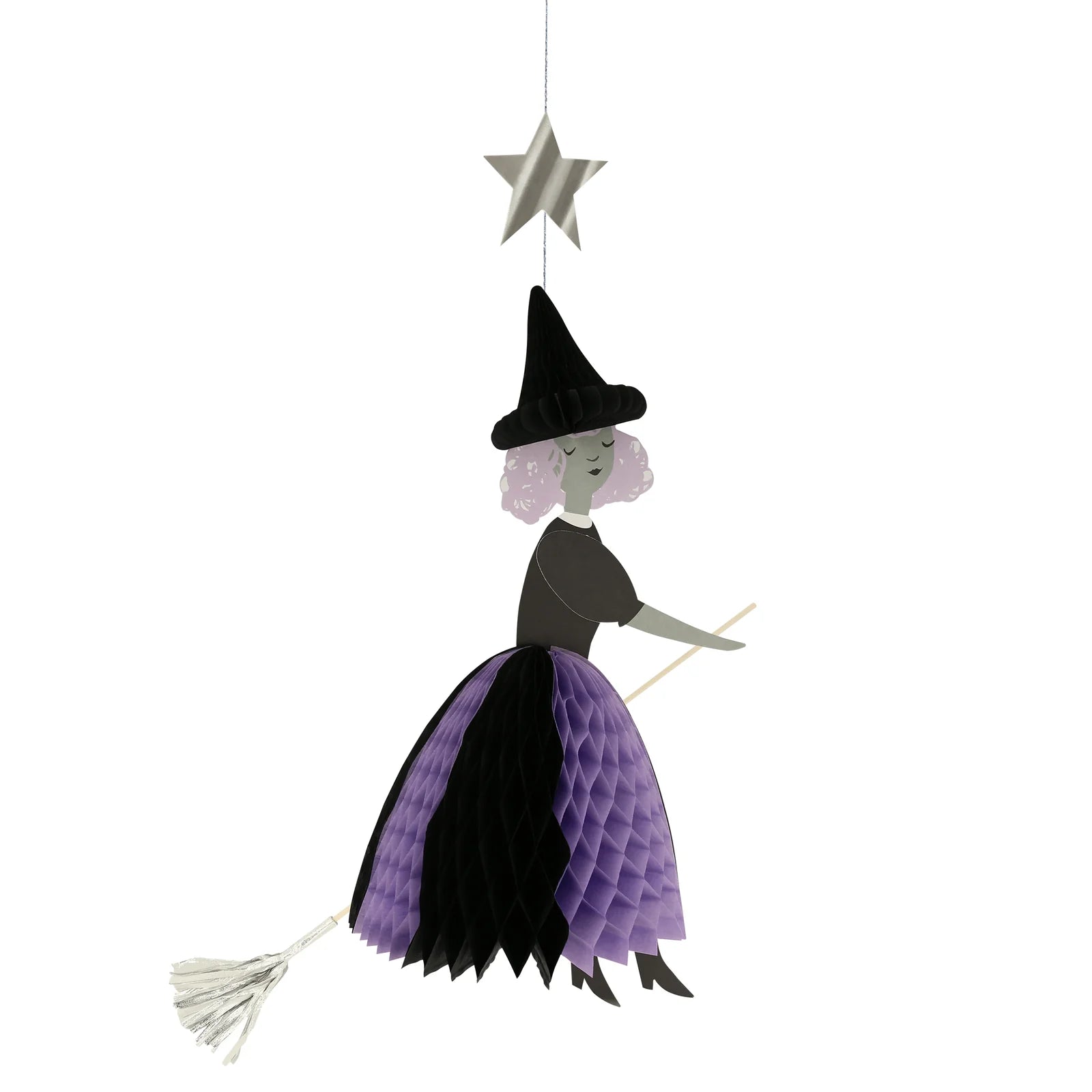 FLYING HONEYCOMB WITCH DECORATION - OTHERLETTERS
