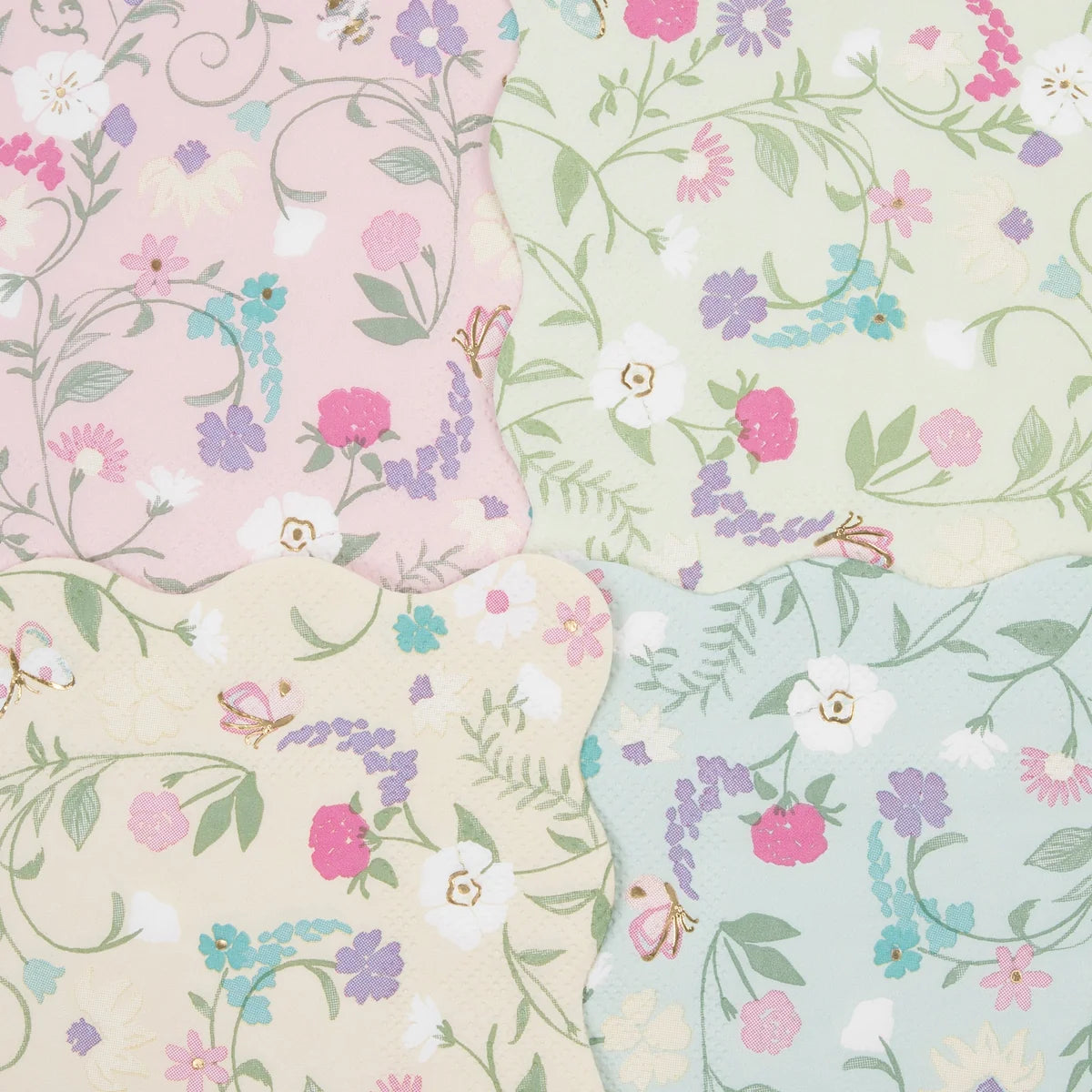 MERI MERI X LADURÉE PARIS FLORAL SMALL NAPKINS