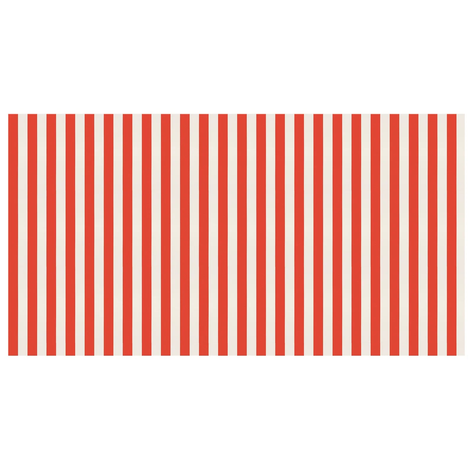 RED STRIPED TABLECLOTH