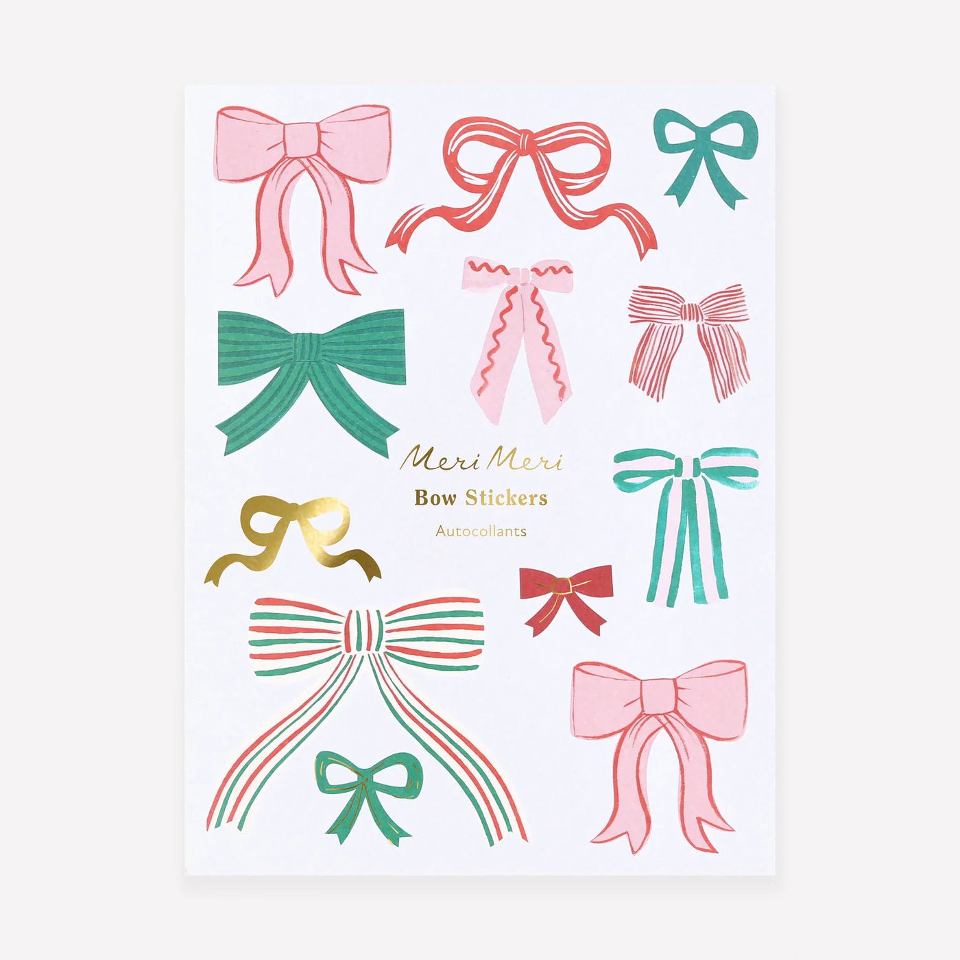 BOW STICKERS - OTHERLETTERS