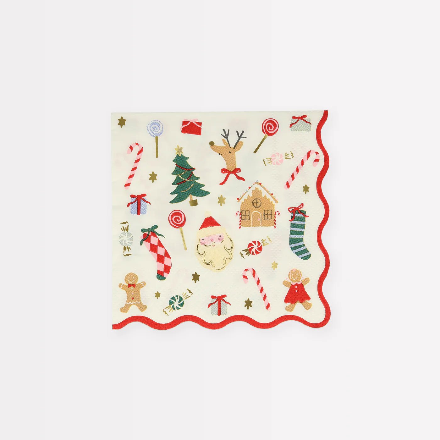 JOLLY CHRISTMAS SMALL NAPKINS - OTHERLETTERS