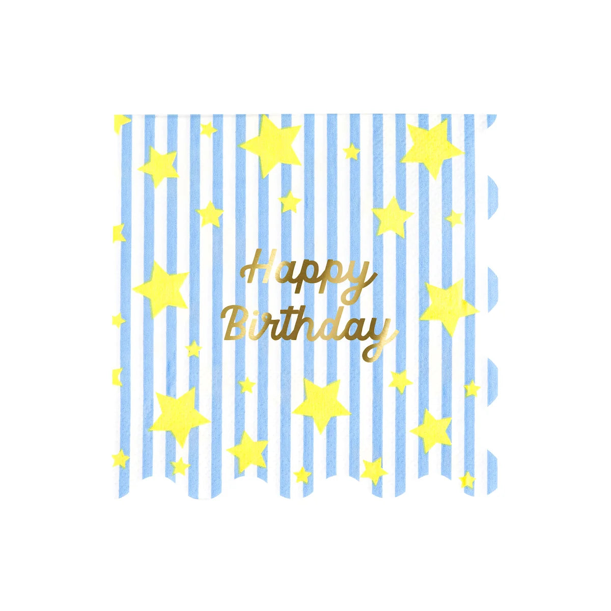 BRIGHT STAR HAPPY BIRTHDAY NAPKINS