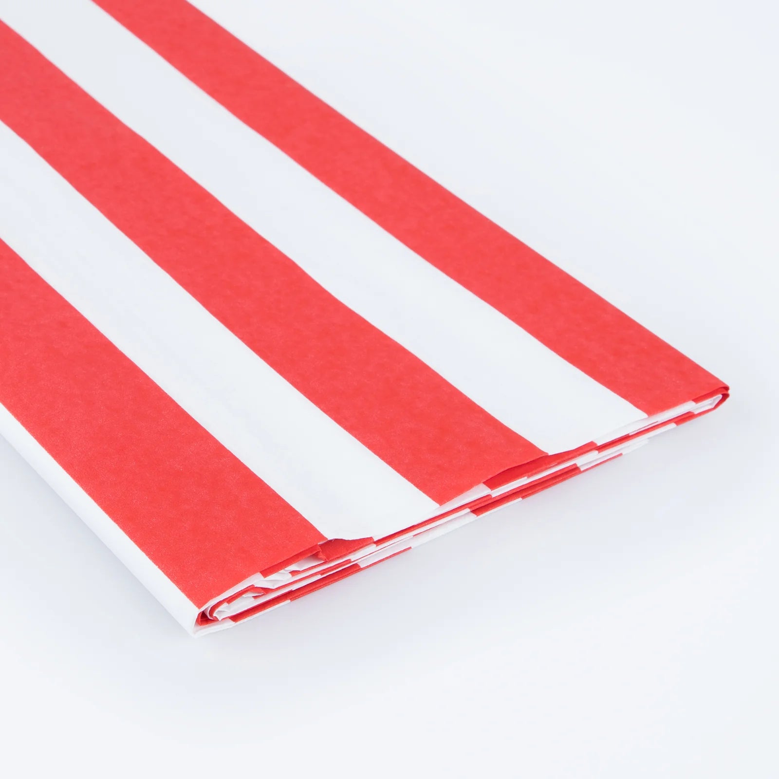 RED STRIPED TABLECLOTH