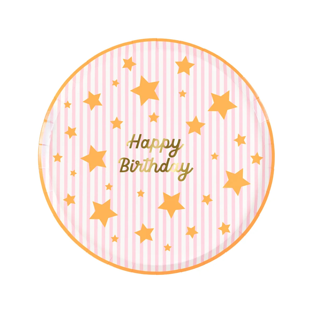 BRIGHT STAR HAPPY BIRTHDAY PAPER PLATES