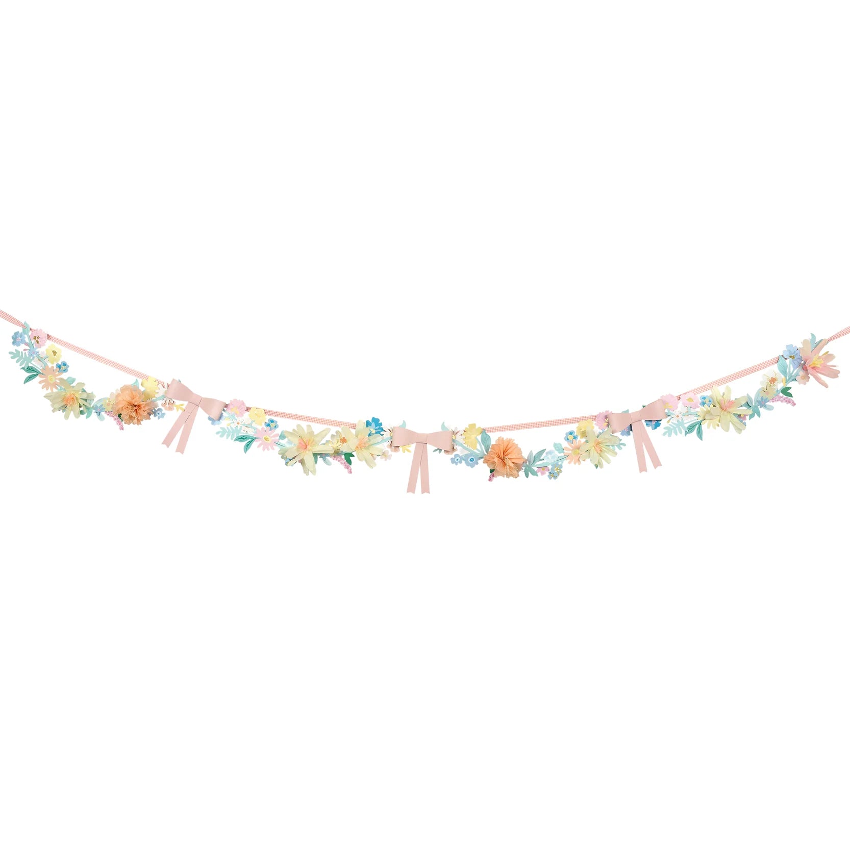 FLOWER AND BOW GARLAND