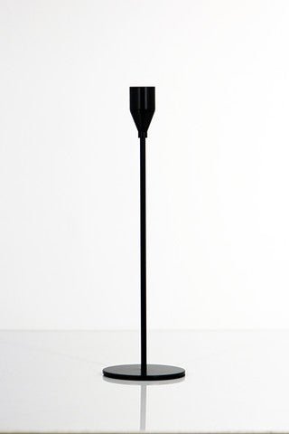 MEDIUM BLACK SLENDER CANDLE STICK - OTHERLETTERS