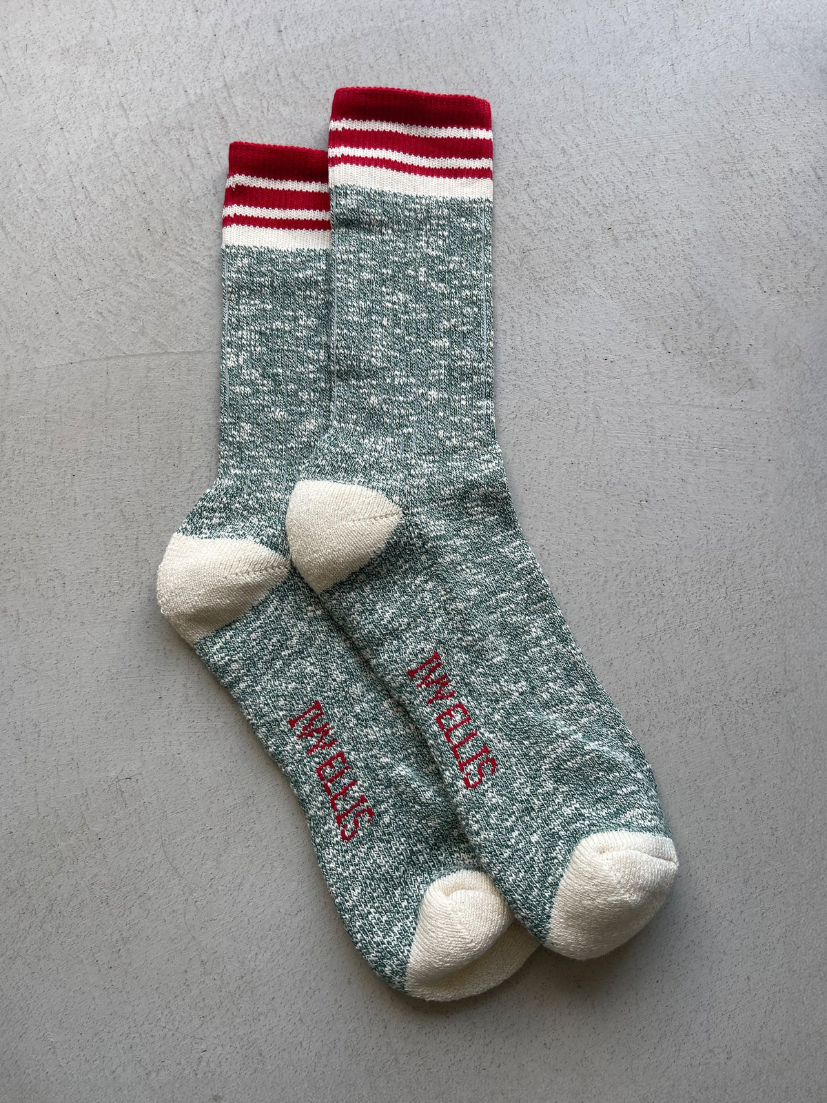 THE MELVICH MENS SLUB CREW LENGTH SOCKS BY IVY ELLIS