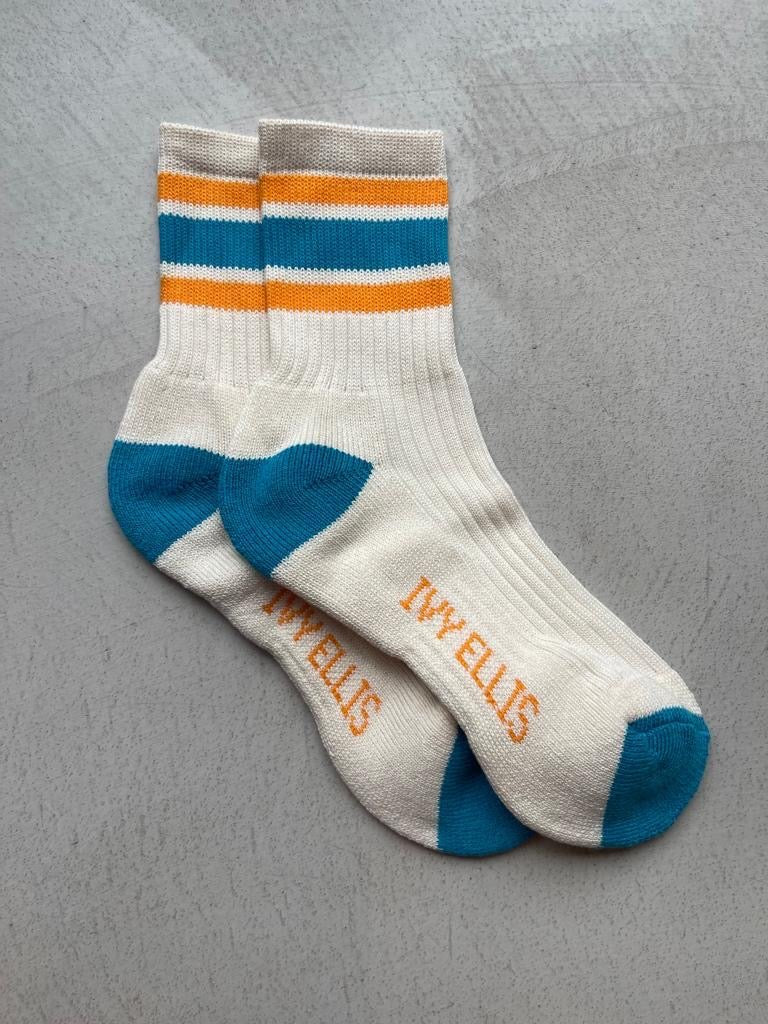 MERINO VINTAGE SPORT COTTON QUARTER LADIES SOCKS BY IVY ELLIS - OTHERLETTERS