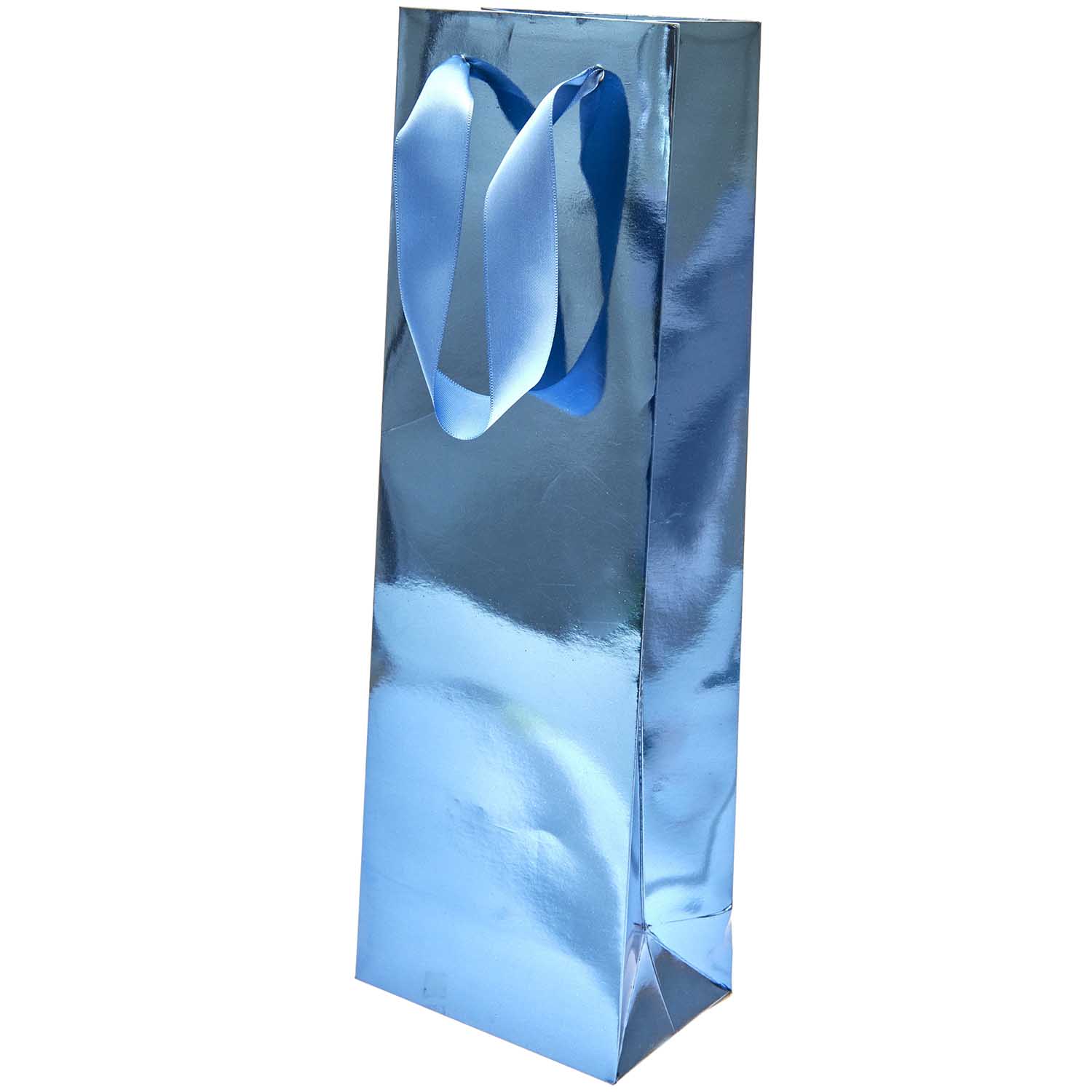 METALLIC BLUE BOTTLE BAG - OTHERLETTERS