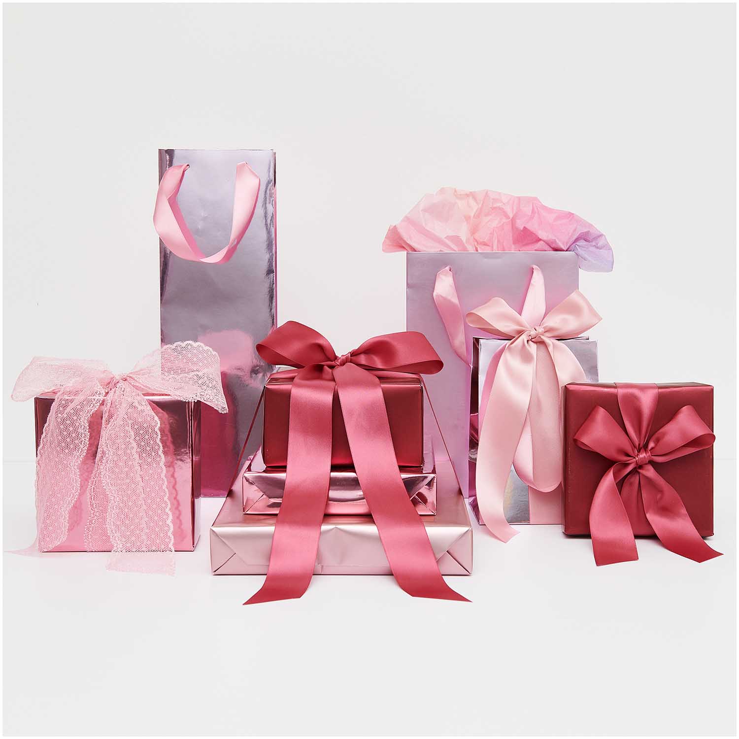 METALLIC ROSE BOTTLE BAG - OTHERLETTERS